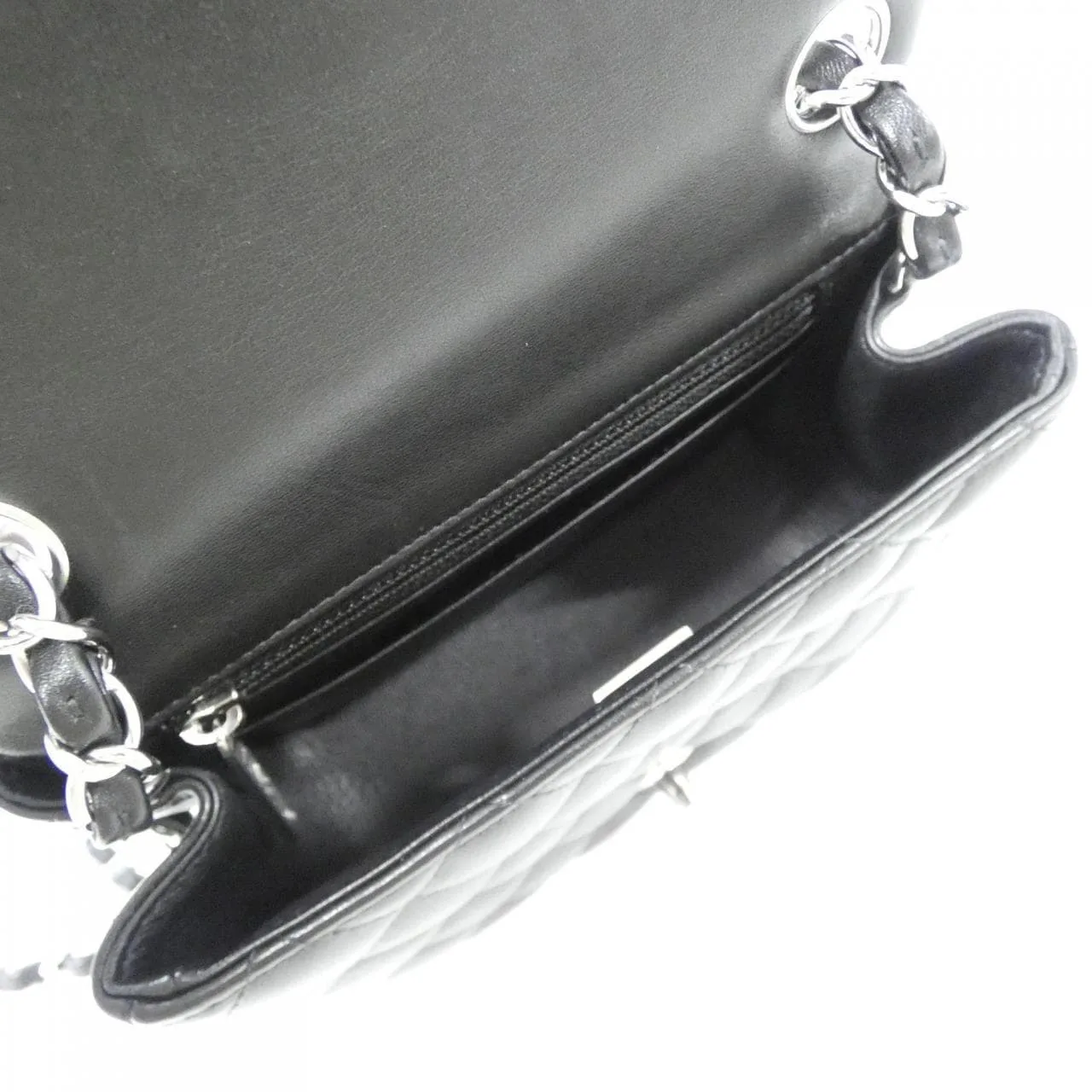 CHANEL Matelasse 35200 Shoulder Lambskin 黑色 羊皮 中古品A - 縮圖 5