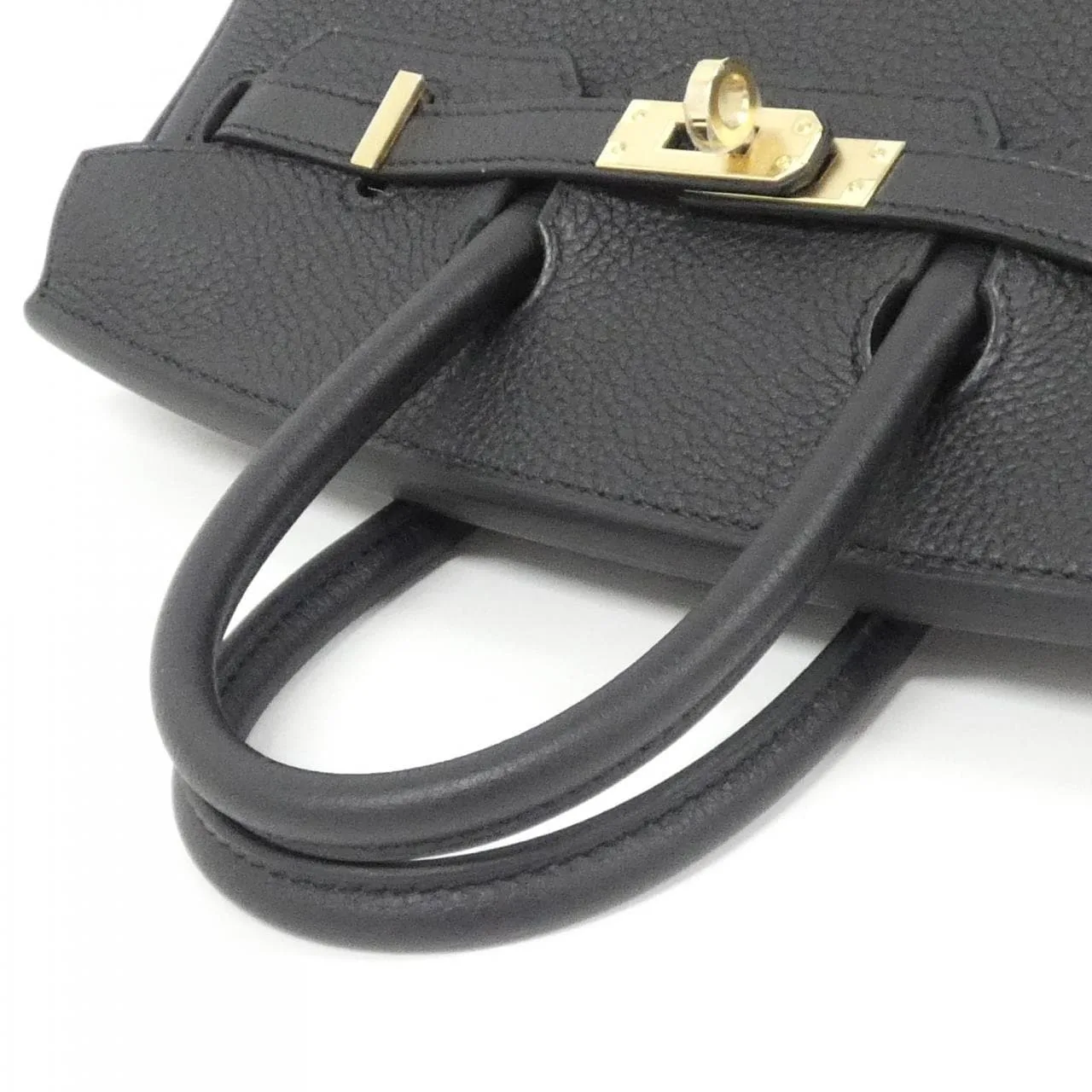 HERMES Birkin 057208CP Handbag Togo Black Togo Leather Unused - Thumbnail 5