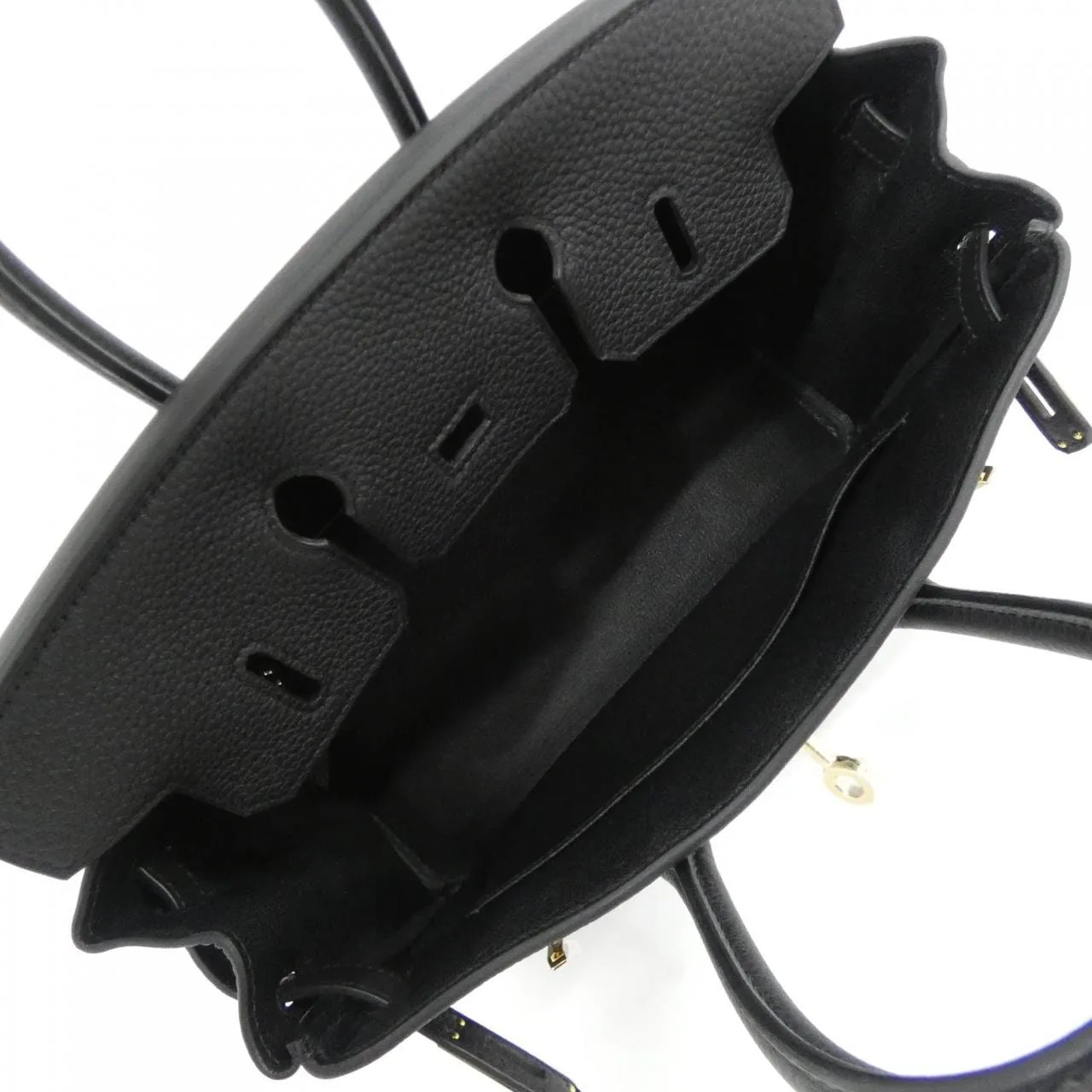 HERMES Birkin 057208CP Handbag Togo Black Togo Leather Unused - Thumbnail 6