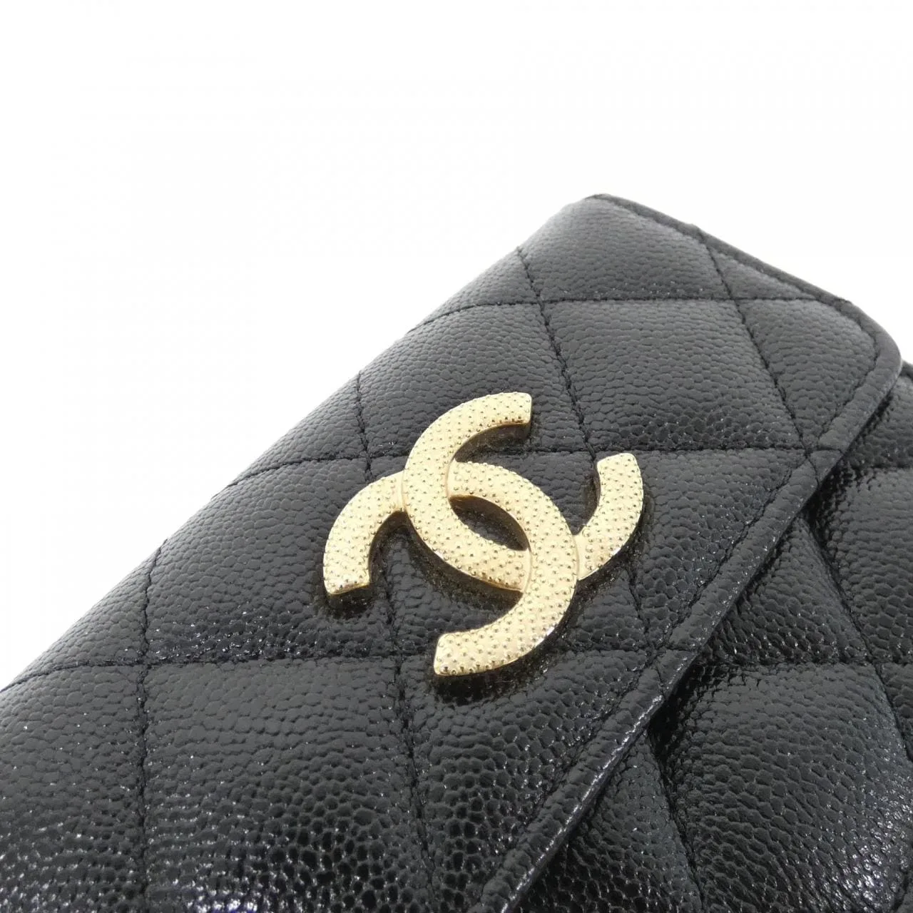 CHANEL Timeless Classic AP2962 Wallet Grained Calfskin 黑色 荔枝紋牛皮 中古品A - 縮圖 3