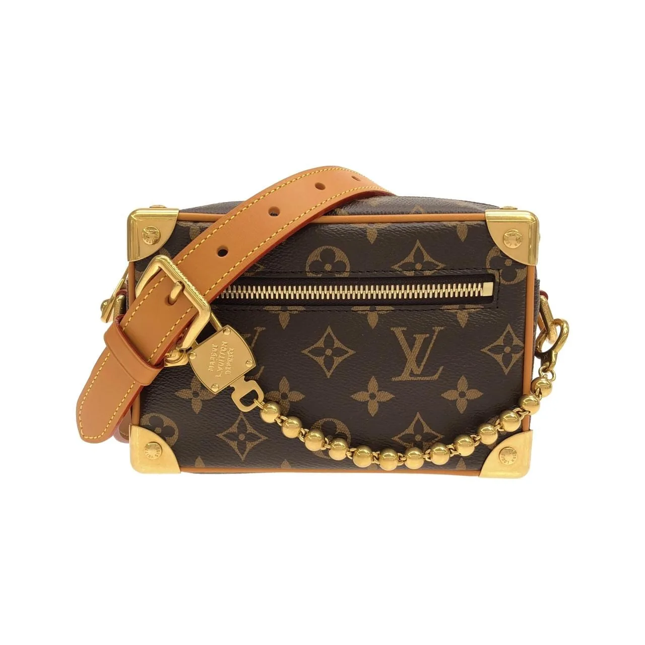LOUIS VUITTON Soft Trunk M14729 Shoulder Monogram Black