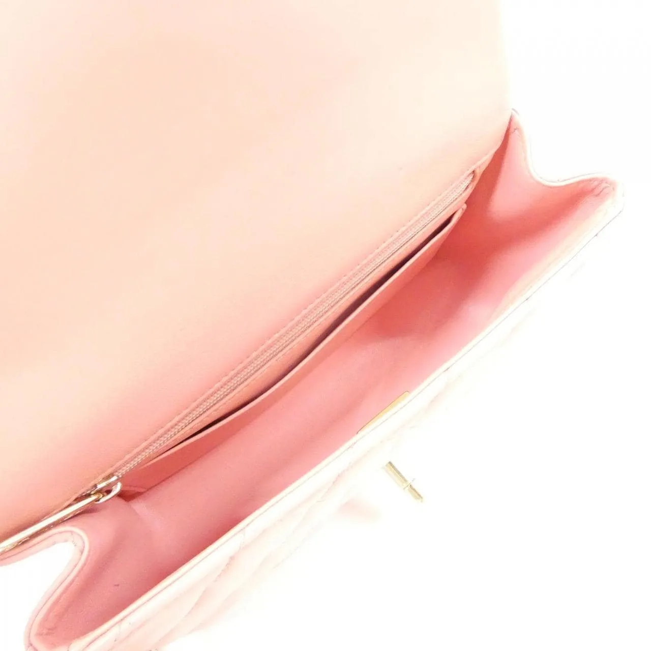 CHANEL Vanity AS2431 Handbag Lambskin 粉色 羊皮 中古品B - 縮圖 8