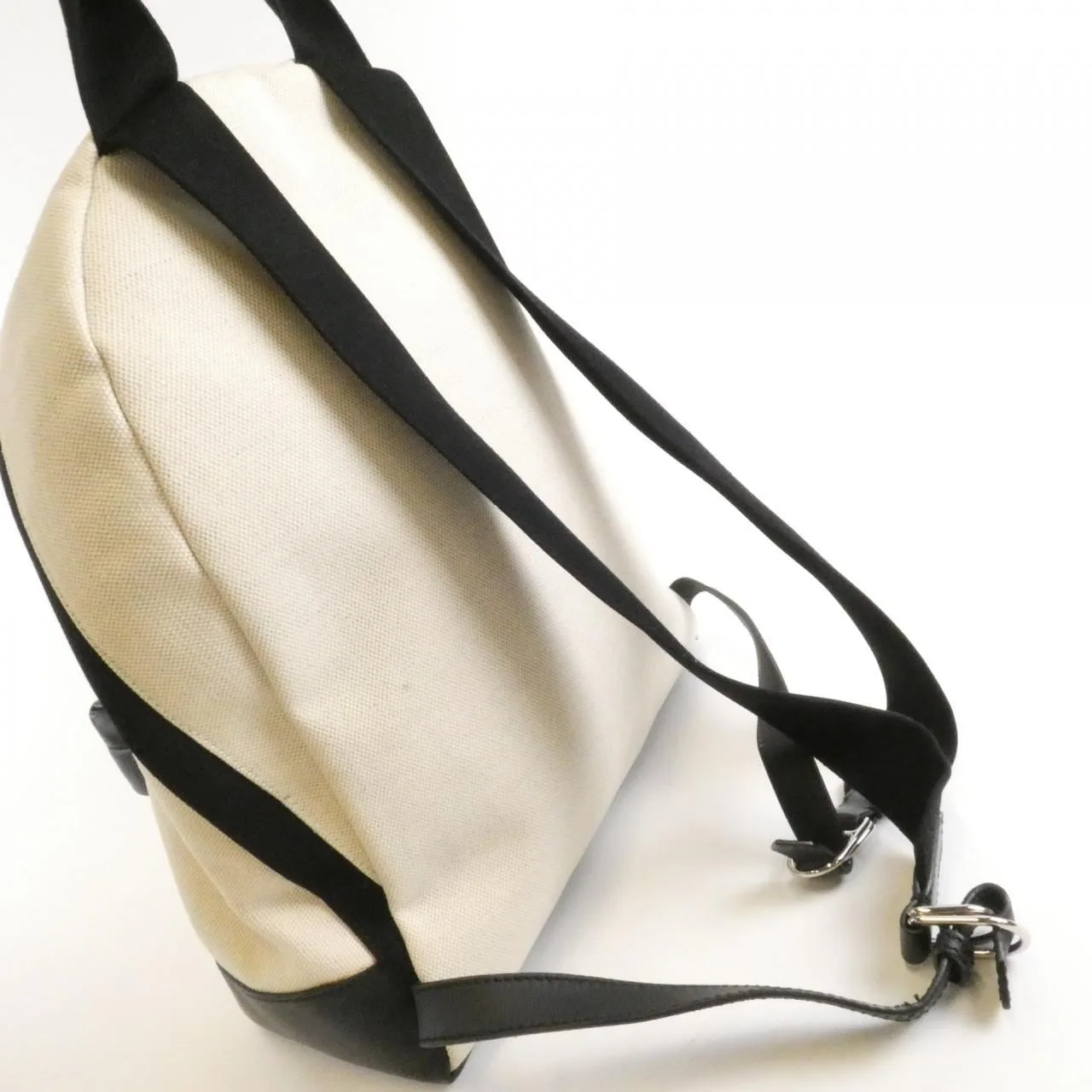 BALENCIAGA 409010 AQ38N Backpack Canvas 深藍色 帆布 中古品B - 縮圖 9