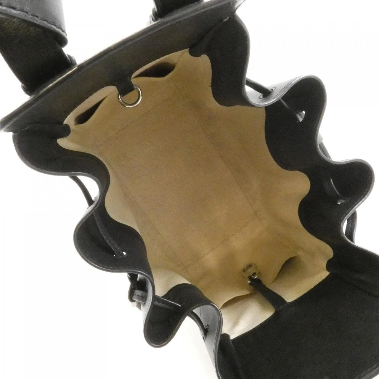 LOEWE Hammock 329 77 V07 Shoulder Black Rank B - Thumbnail 9