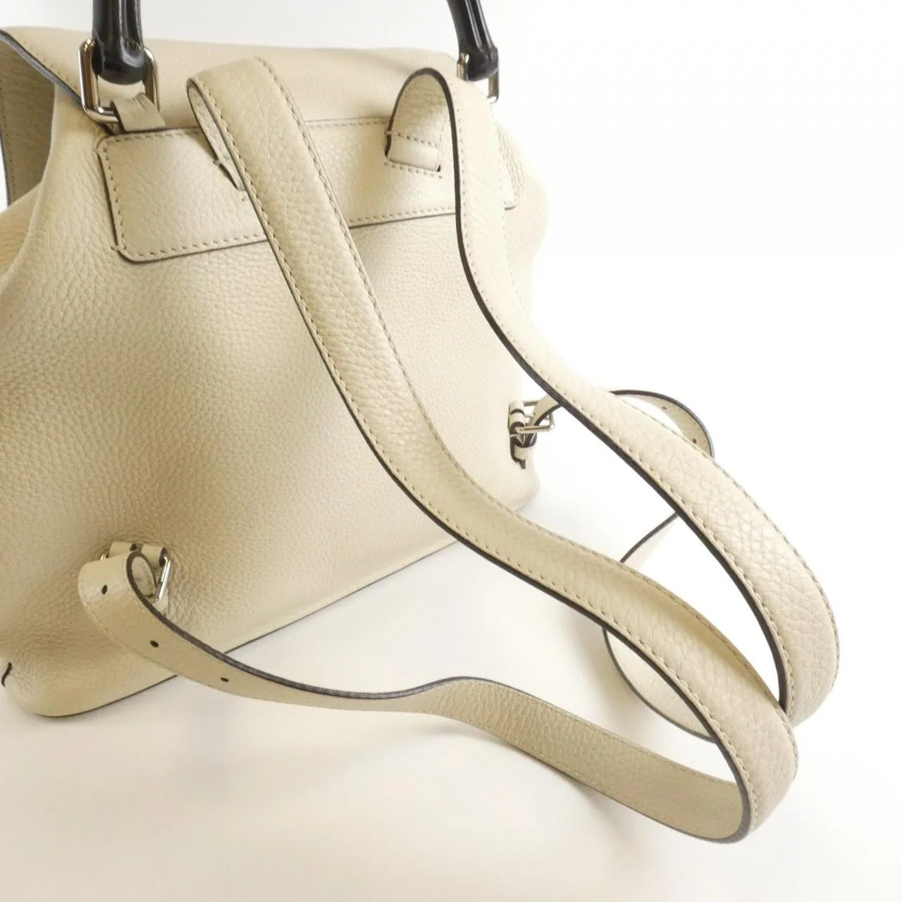 GUCCI Bamboo Daily 370833 A7M0N Backpack Leather