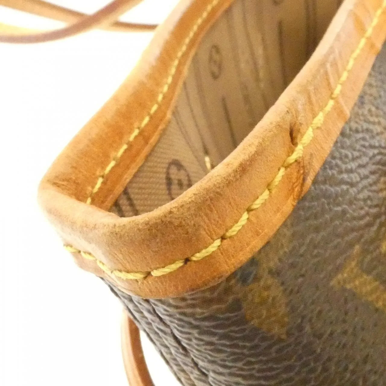 LOUIS VUITTON Neverfull M40155 Tote Monogram 黑色 Monogram 中古品B - 縮圖 5