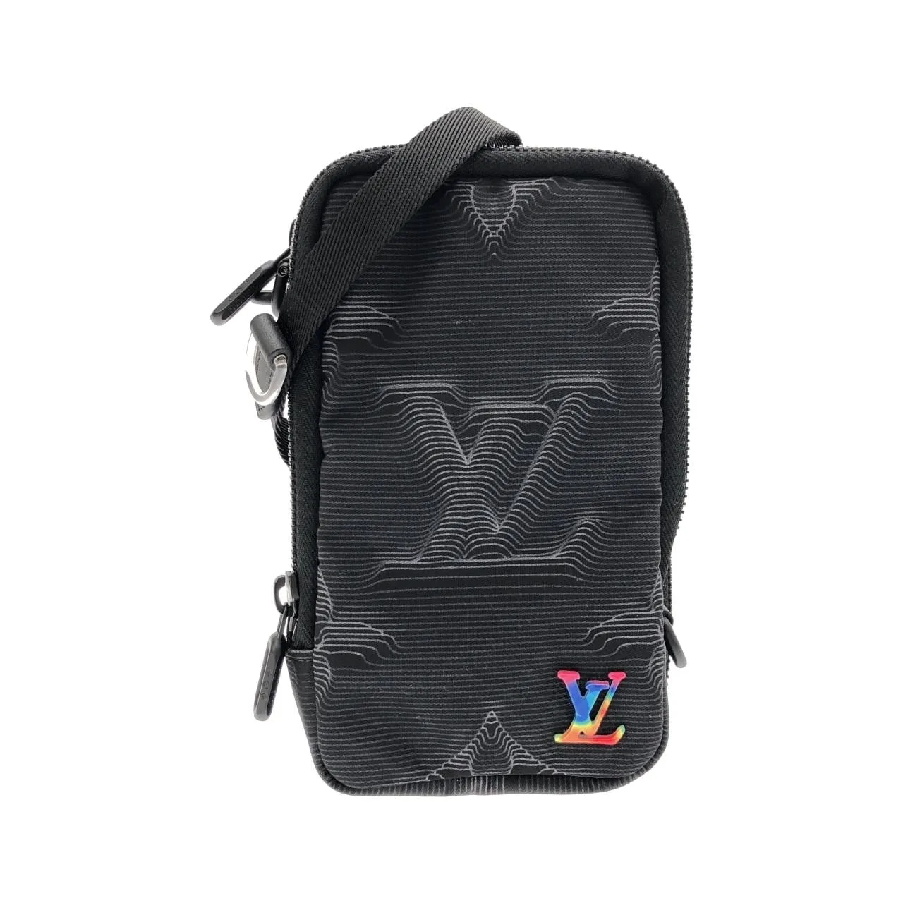 LOUIS VUITTON M80141 Shoulder Nylon Black