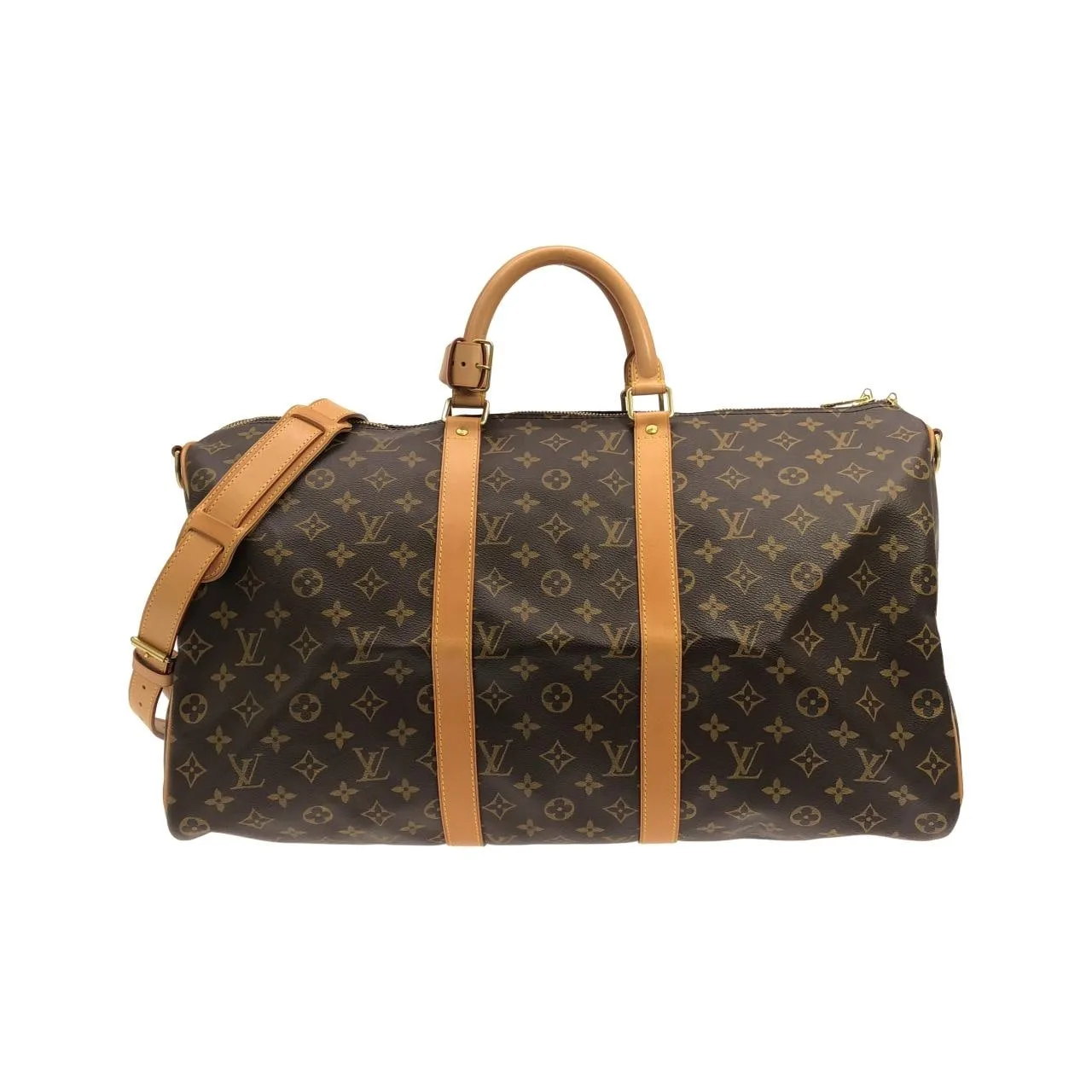LOUIS VUITTON Keepall M41416 Boston Monogram Black