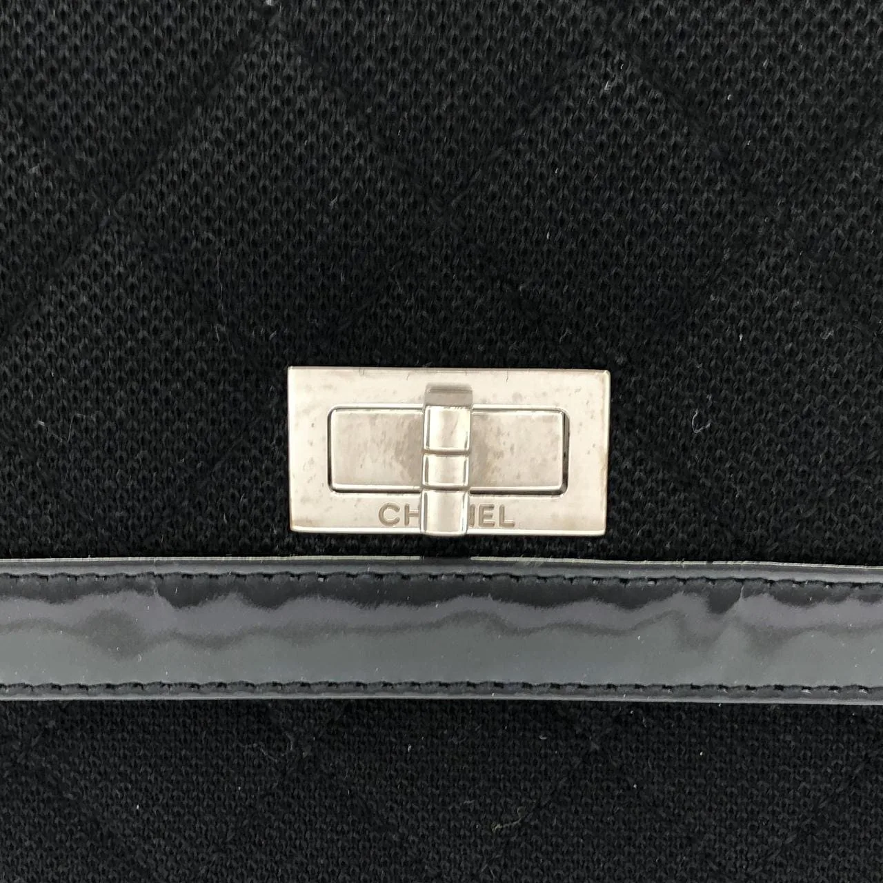 CHANEL Shoulder Canvas Black Canvas Rank B - Thumbnail 4