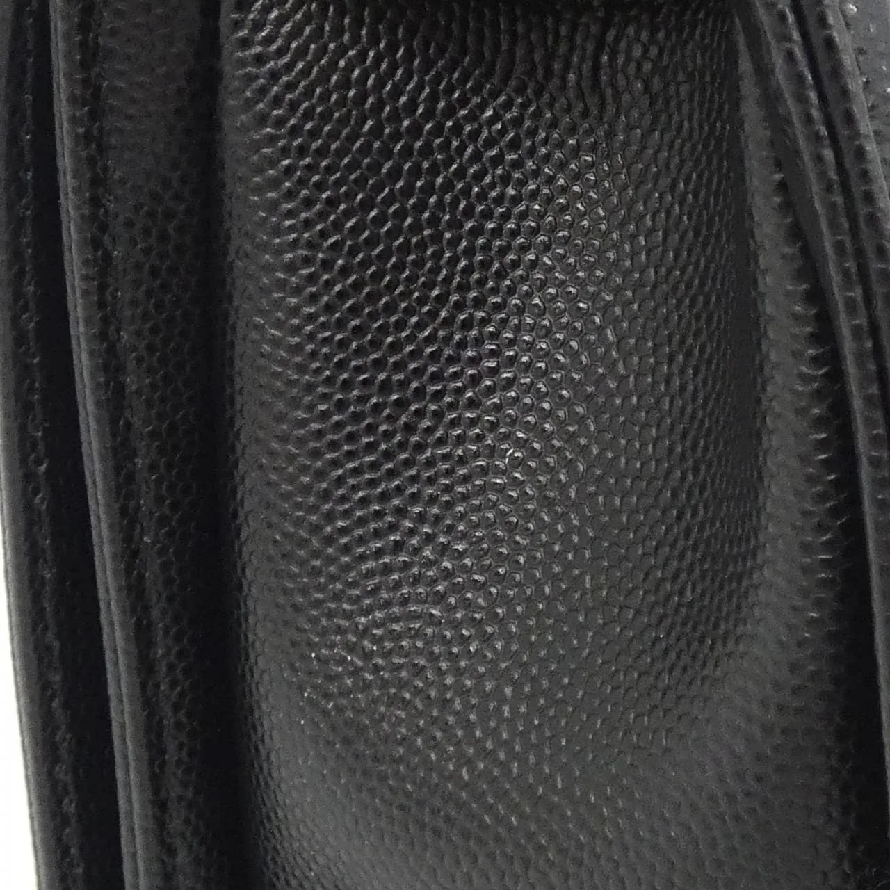 CHANEL Boy Chanel 67085 Shoulder Grained Calfskin Black Grained Calfskin Rank A - Thumbnail 7