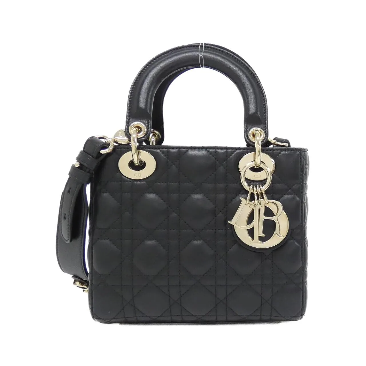 DIOR Lady Dior M0538OCAL Handbag Lambskin Black