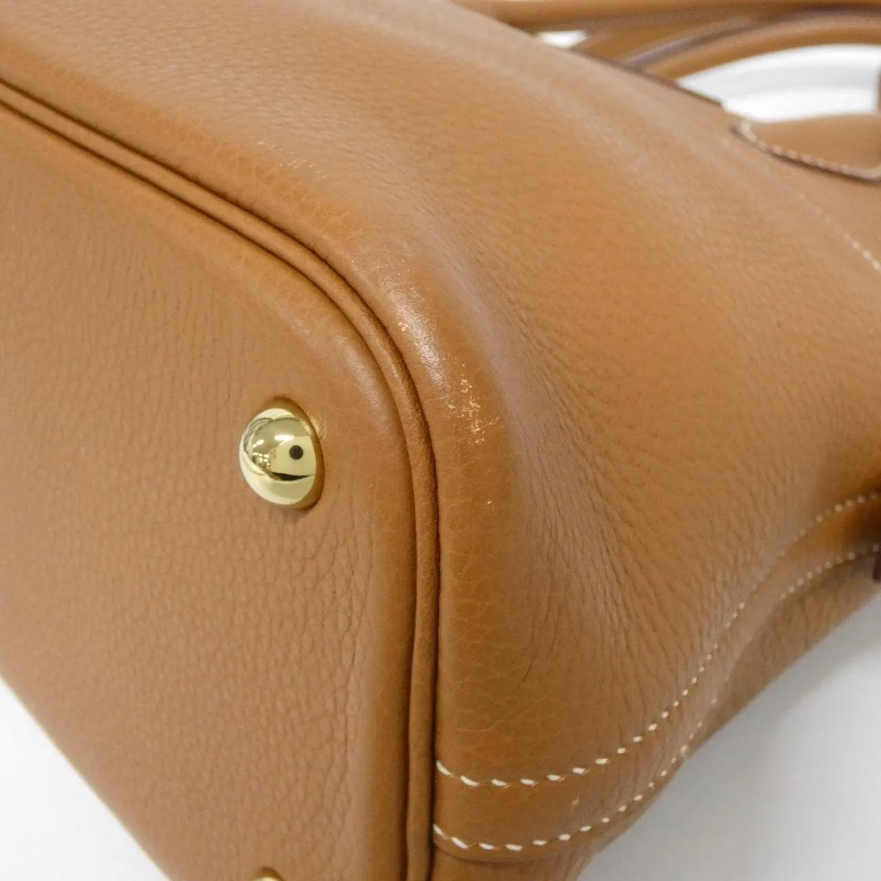HERMES Bolide 073419CC Handbag Clemence 金色 Clemence 皮 中古品A - 縮圖 3