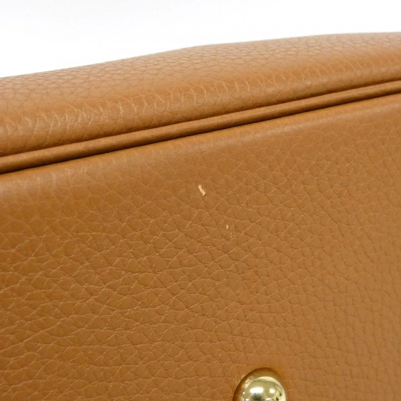 HERMES Bolide 073419CC Handbag Clemence 金色 Clemence 皮 中古品A - 縮圖 4