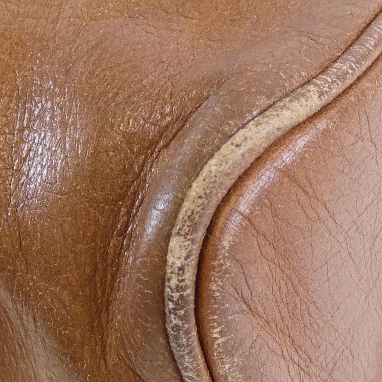 MIU MIU RT0365 Handbag Leather 棕色 皮革 中古品B - 縮圖 3