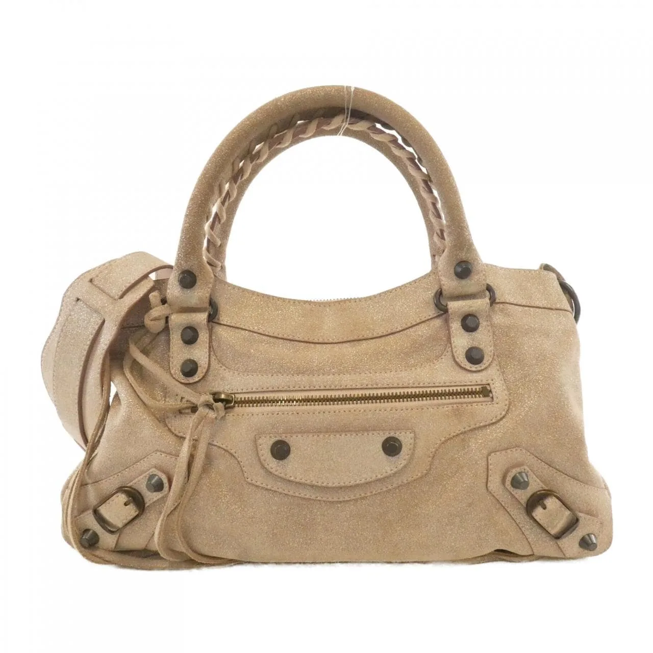 BALENCIAGA 103208 Handbag Leather Pink