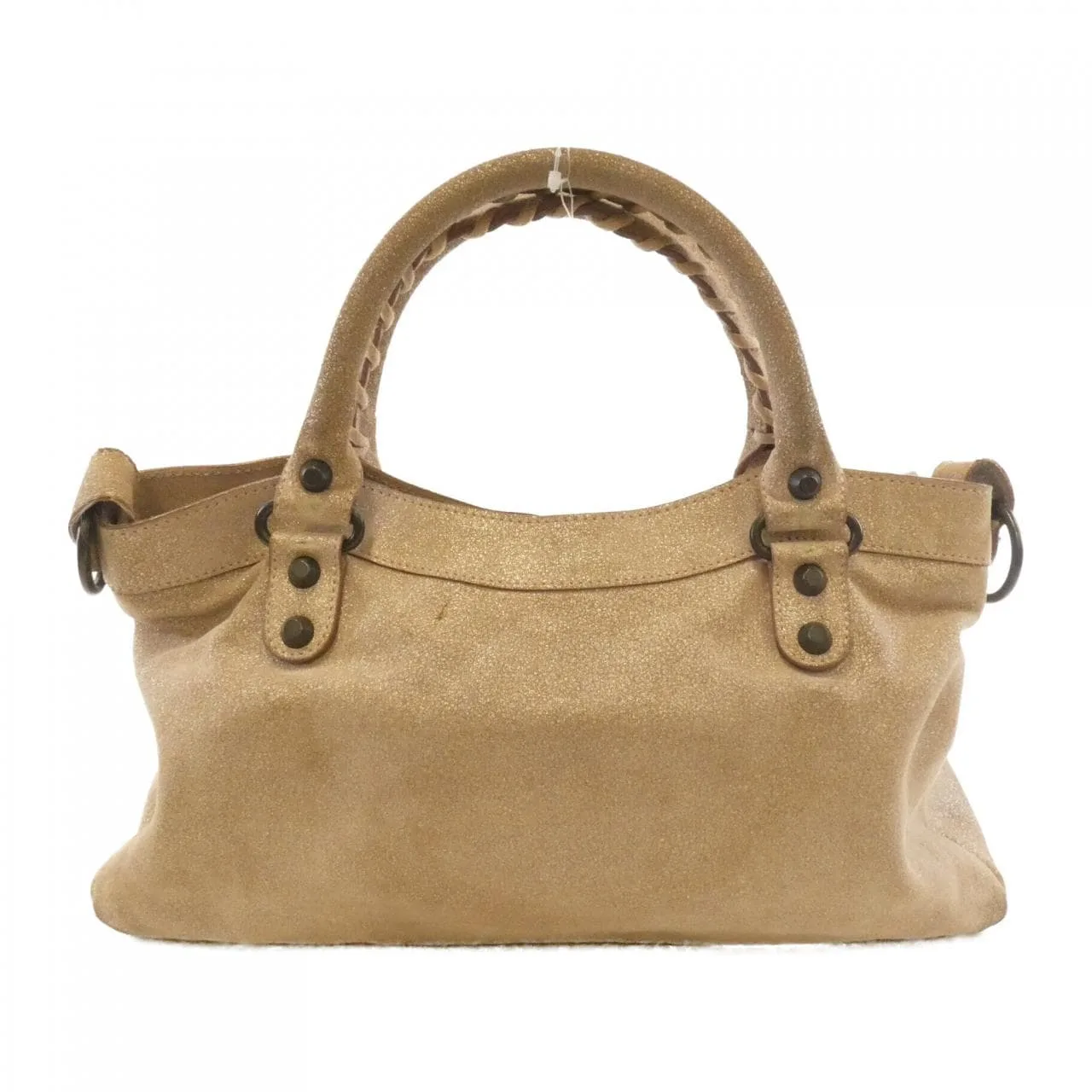 BALENCIAGA 103208 Handbag Leather 粉色 皮革 中古品B - 縮圖 2