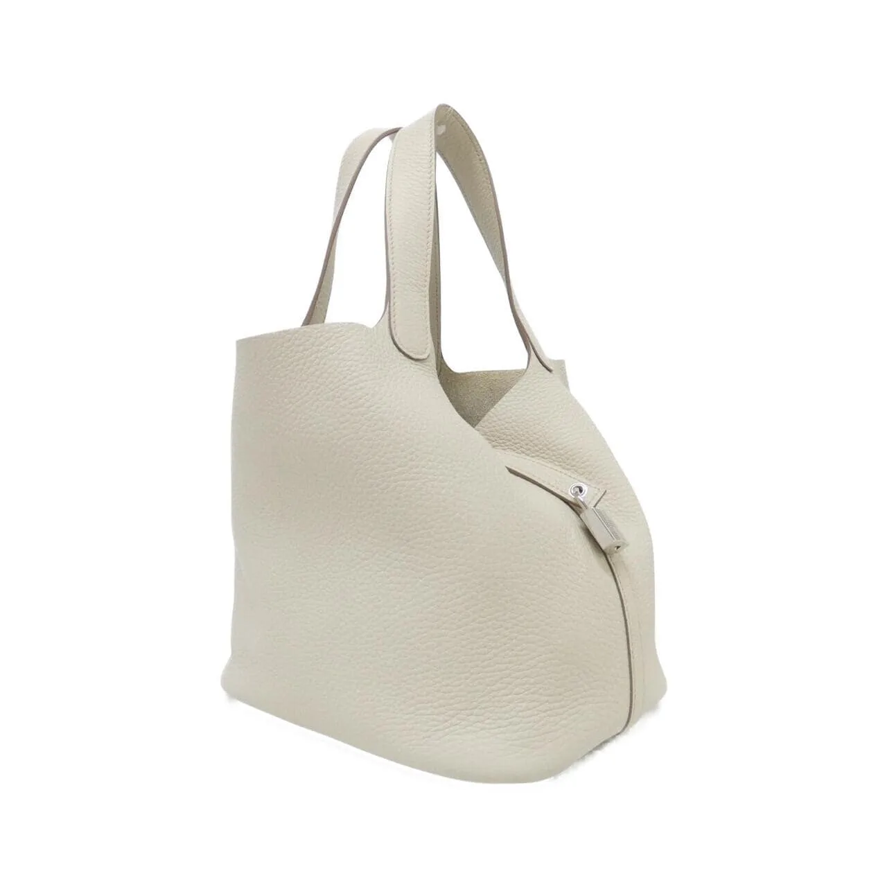 HERMES Picotin 060991CK Handbag Clemence 黑色