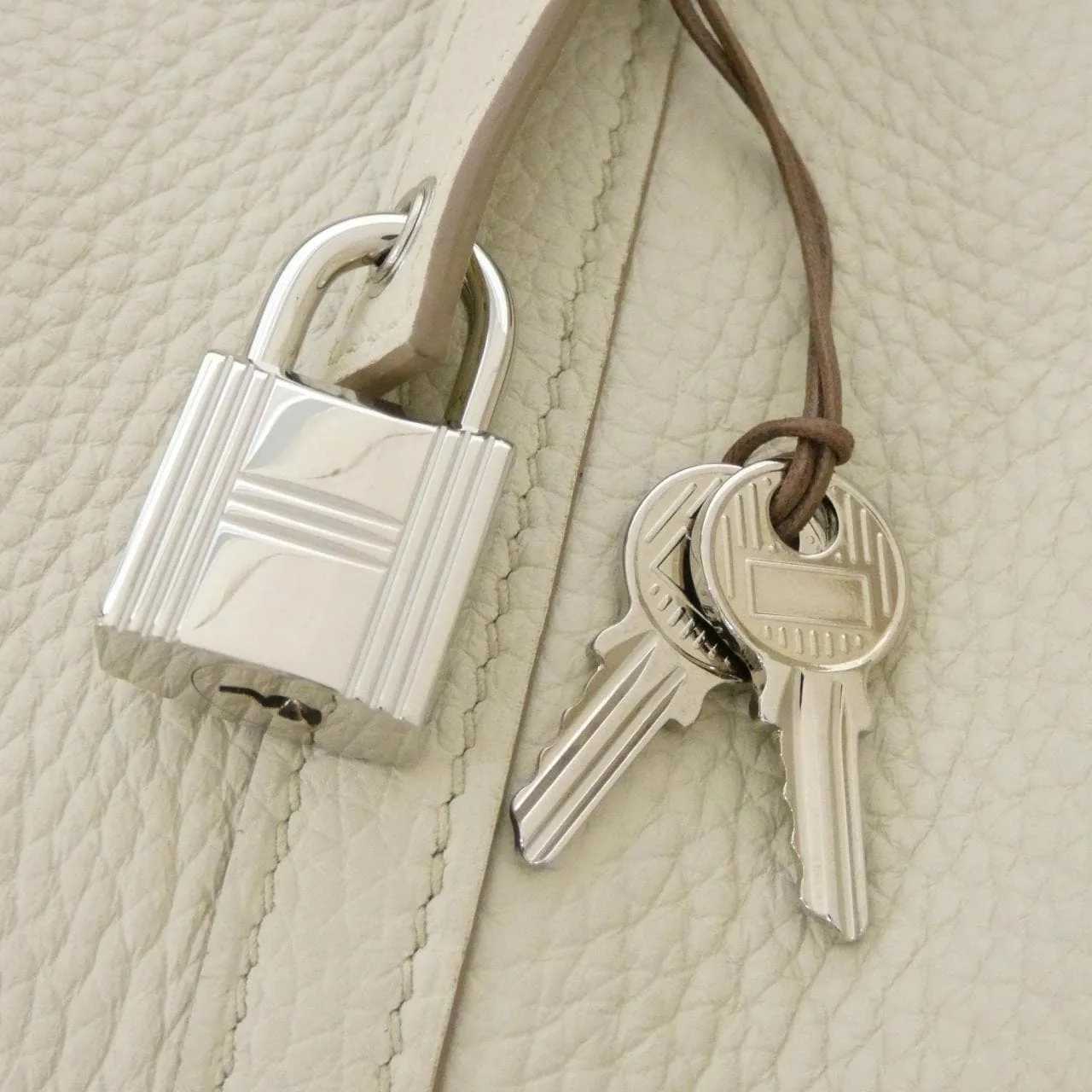 HERMES Picotin 060991CK Handbag Clemence Black Clemence Leather Rank A - Thumbnail 3