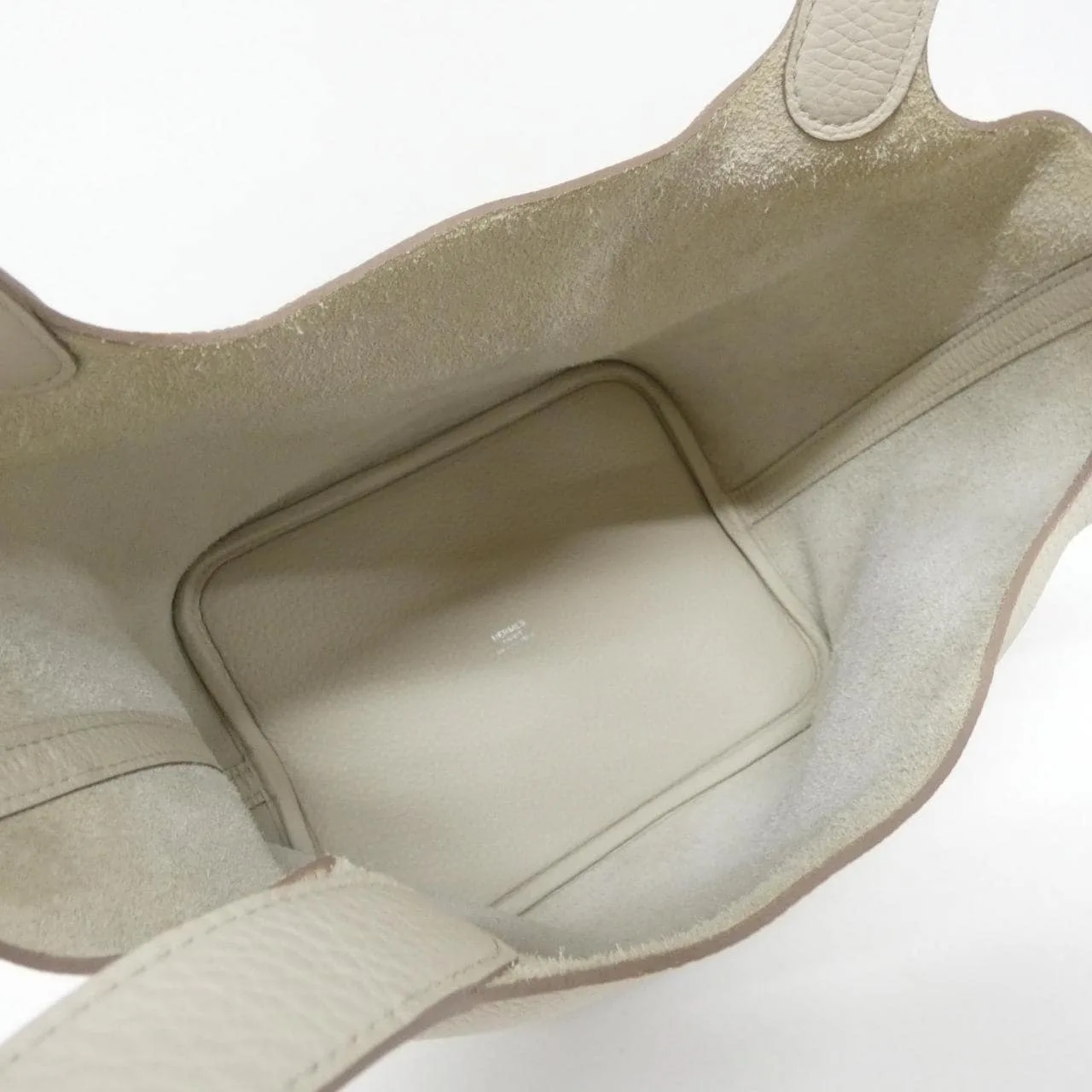 HERMES Picotin 060991CK Handbag Clemence Black Clemence Leather Rank A - Thumbnail 5