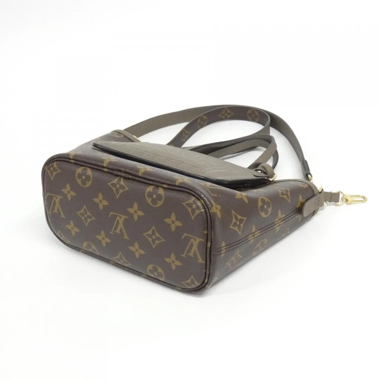 LOUIS VUITTON Neverfull M12109 Tote Monogram 黑色 Monogram 中古品A - 縮圖 3