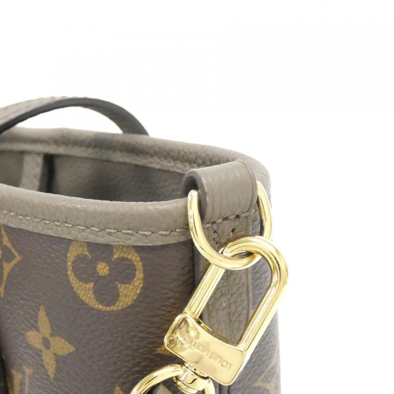 LOUIS VUITTON Neverfull M12109 Tote Monogram 黑色 Monogram 中古品A - 縮圖 4