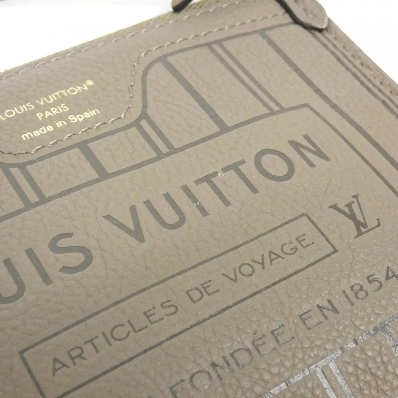 LOUIS VUITTON Neverfull M12109 Tote Monogram 黑色 Monogram 中古品A - 縮圖 6