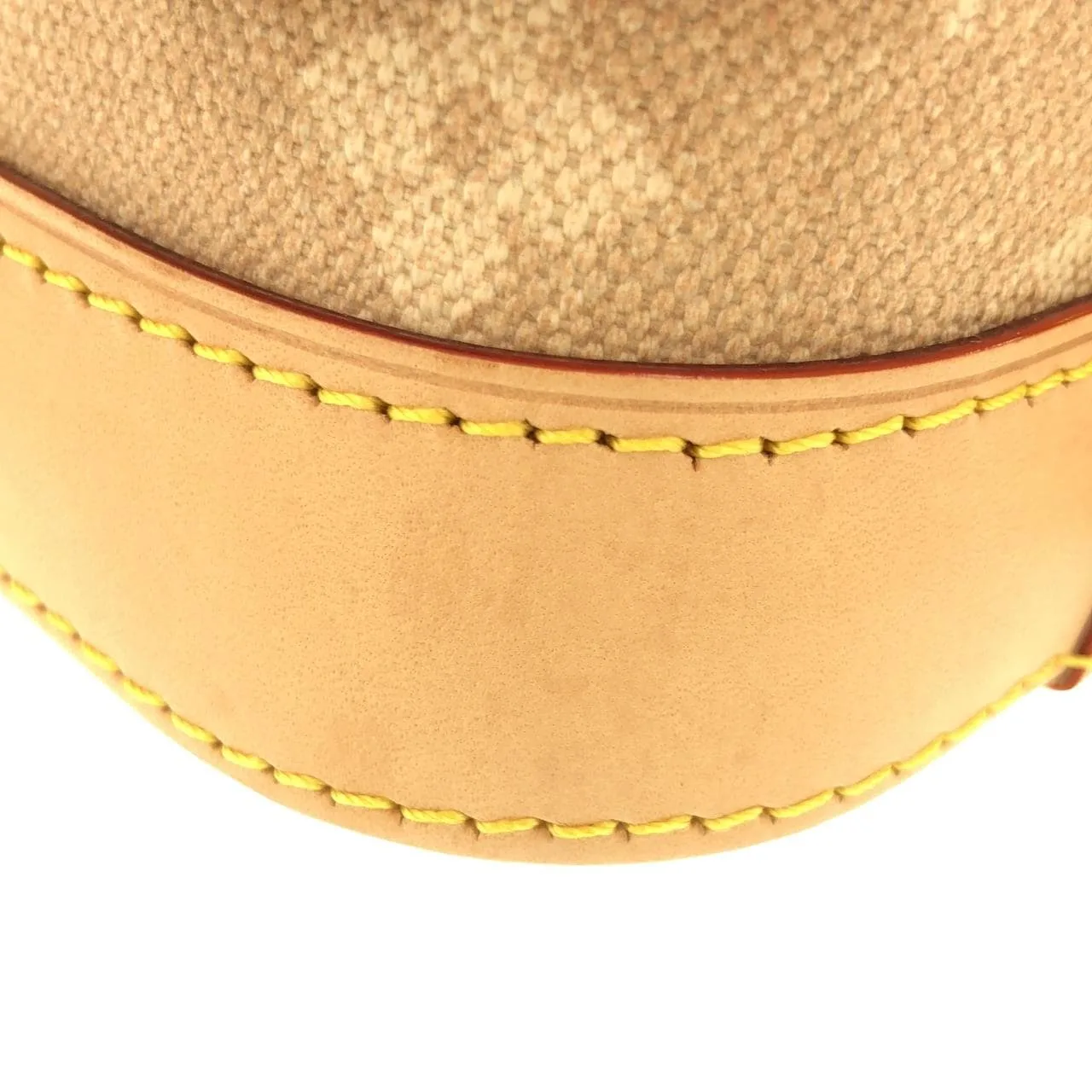 LOUIS VUITTON Alma M25728 Handbag Lambskin Beige Lambskin Rank A - Thumbnail 3