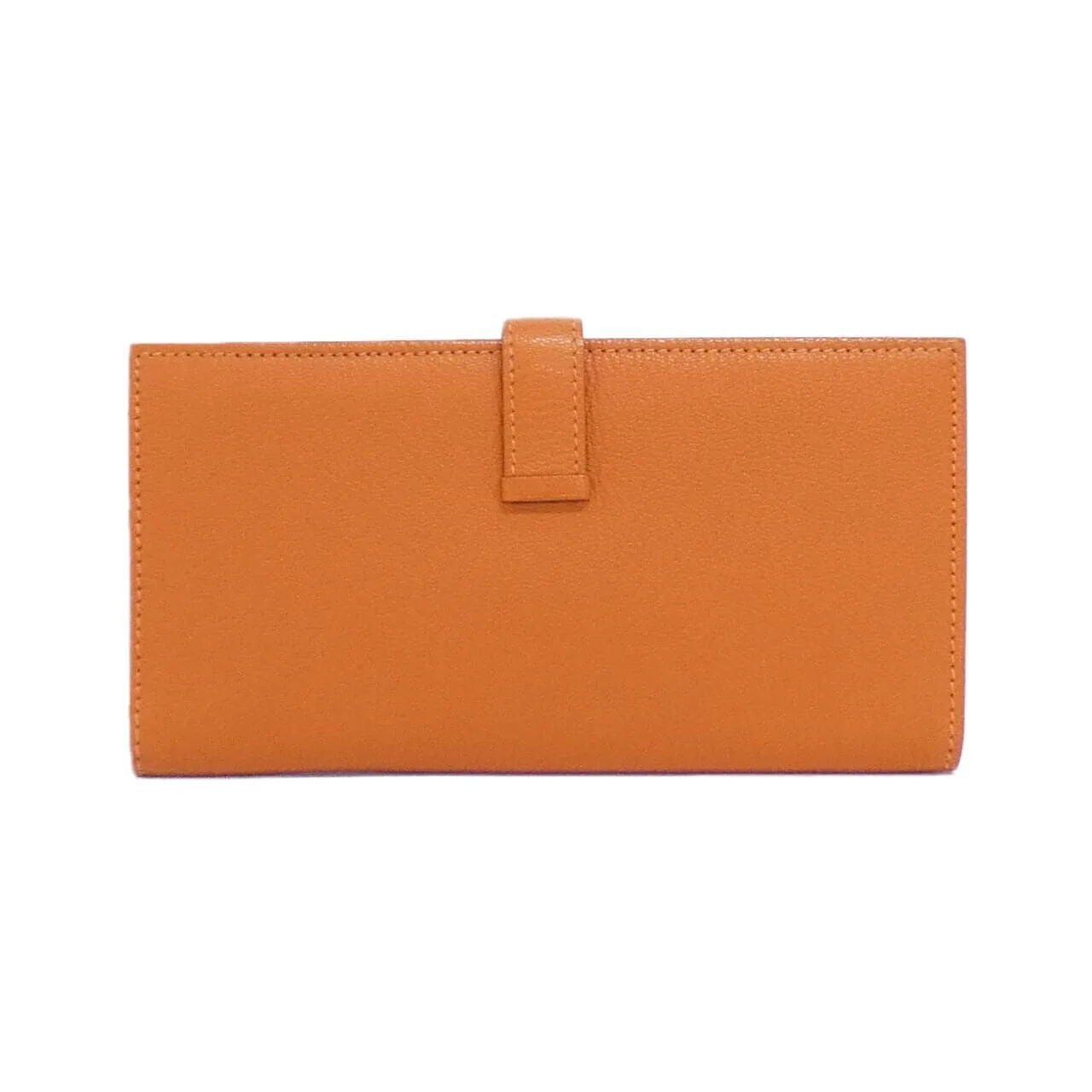 HERMES 037700CK Wallet Orange Rank A - Thumbnail 2