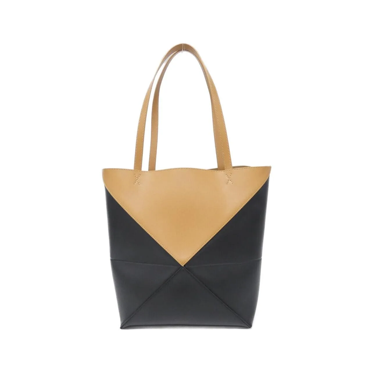 LOEWE Puzzle A779G50X18 Tote 黑色 中古品A - 縮圖 2