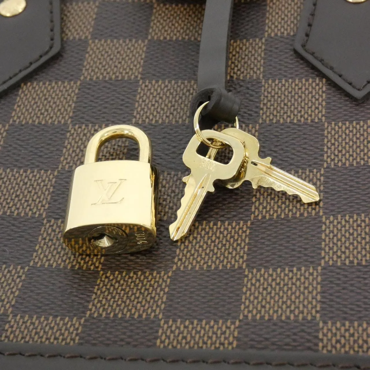 LOUIS VUITTON Alma N41221 Handbag Damier Black Damier Rank A - Thumbnail 6