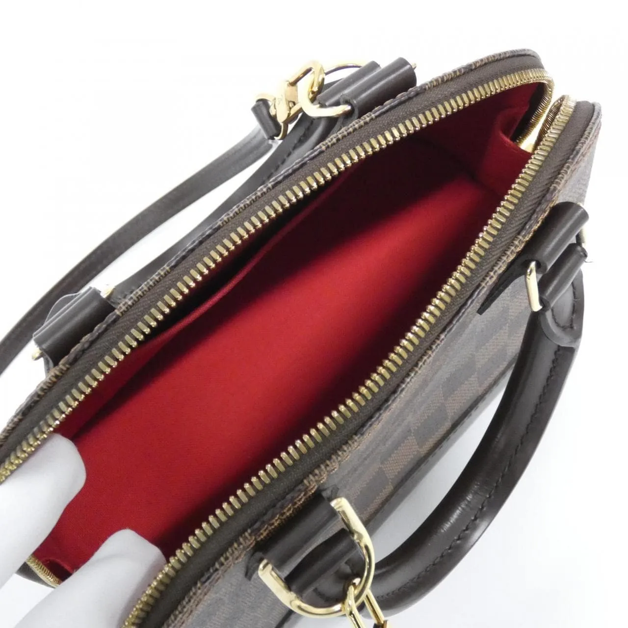 LOUIS VUITTON Alma N41221 Handbag Damier Black Damier Rank A - Thumbnail 9