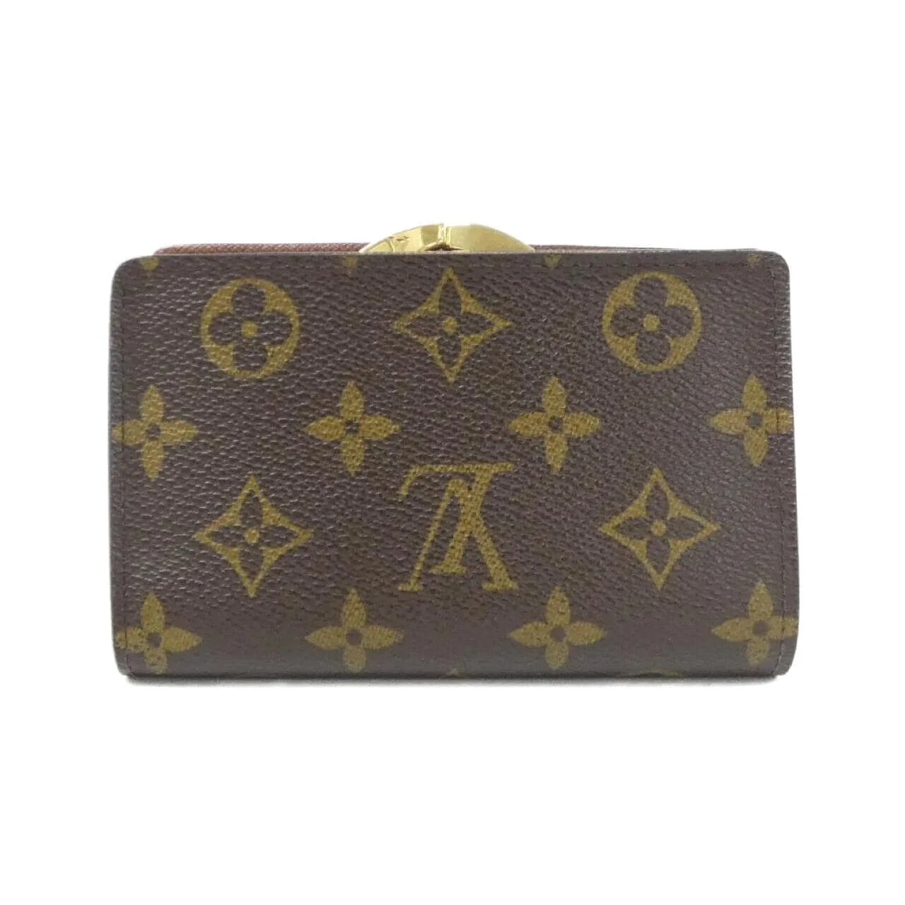 LOUIS VUITTON M61663 Wallet Monogram 黑色 Monogram 中古品A - 縮圖 2