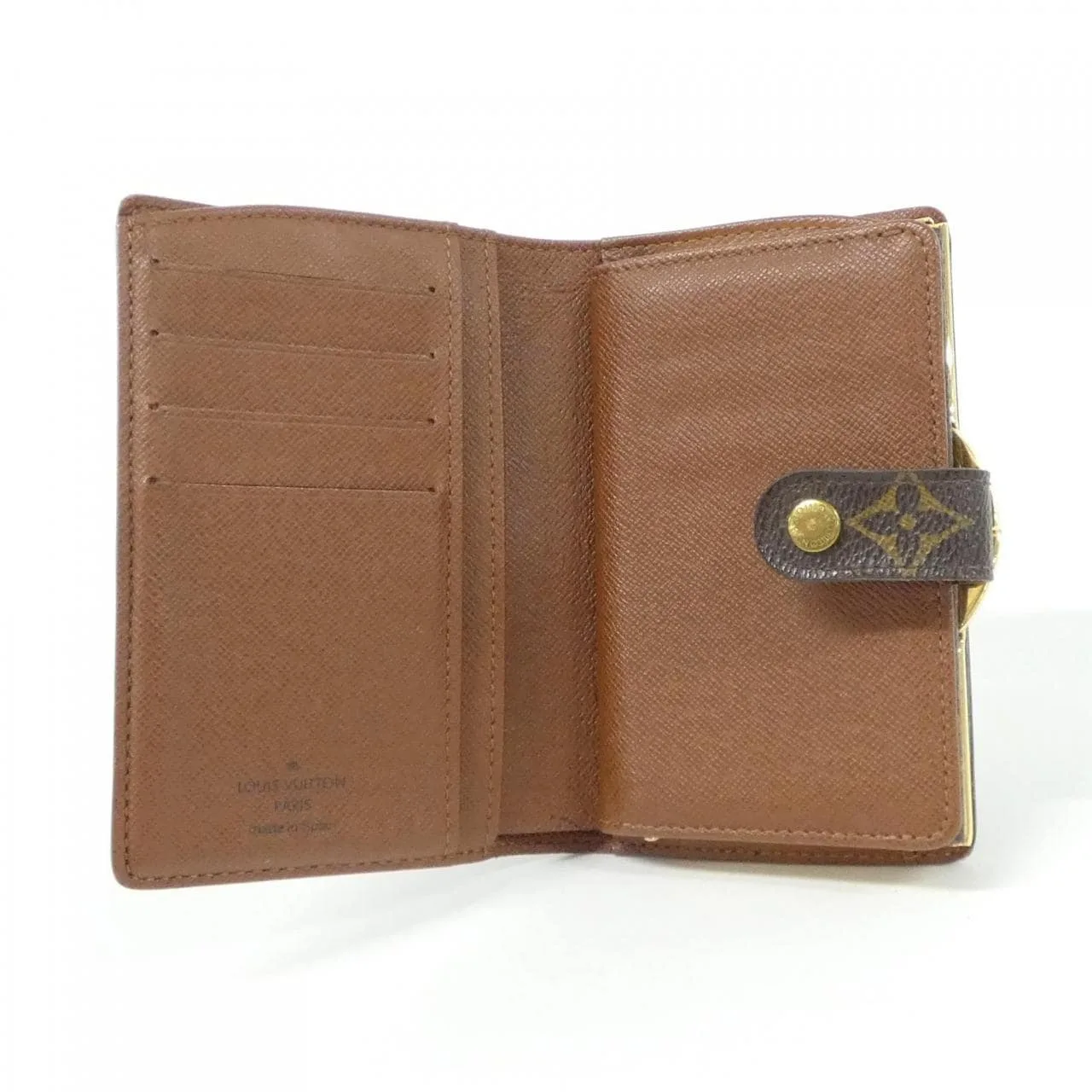 LOUIS VUITTON M61663 Wallet Monogram 黑色 Monogram 中古品A - 縮圖 6