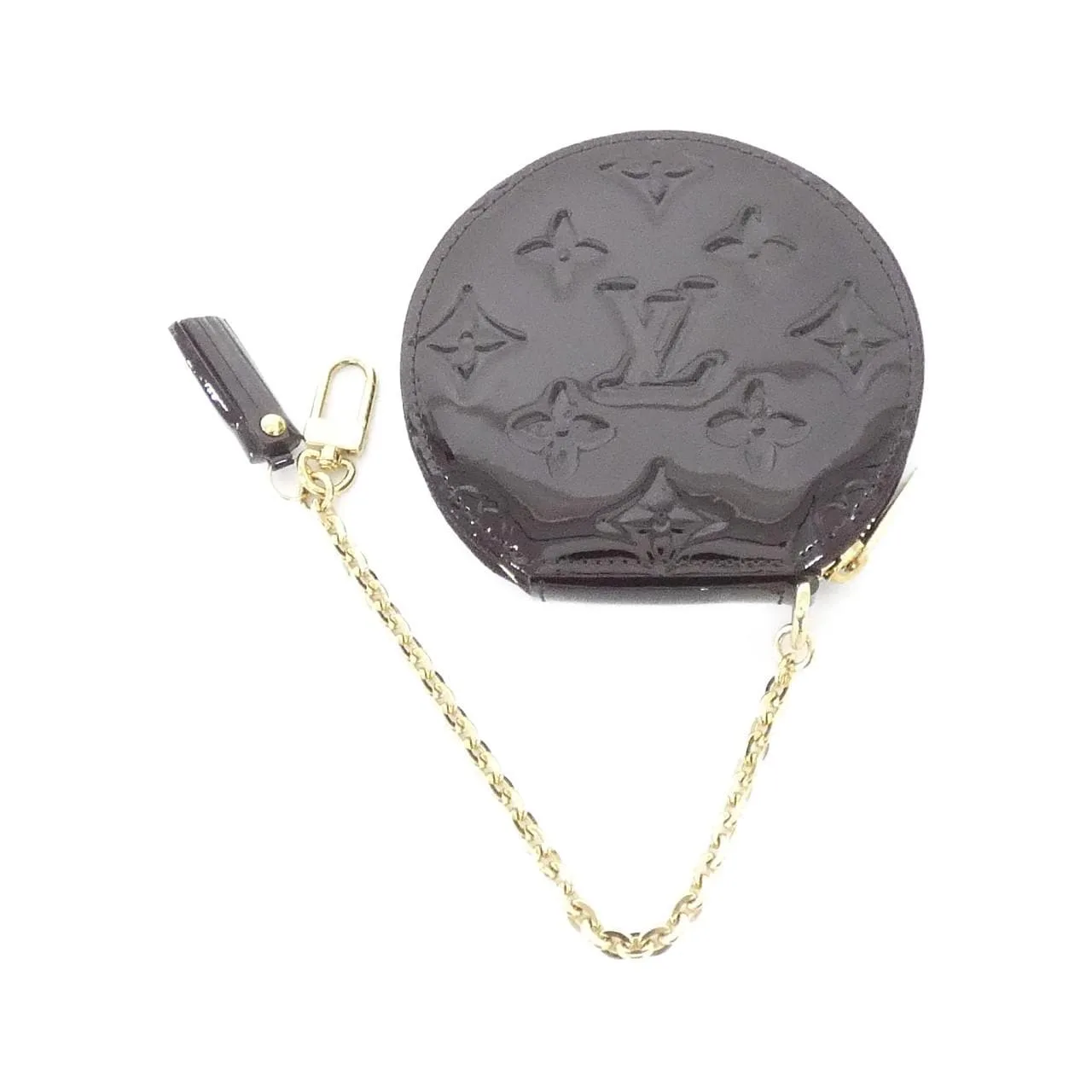 LOUIS VUITTON M91386 Coin Case Vernis Black Vernis Rank A - Thumbnail 2