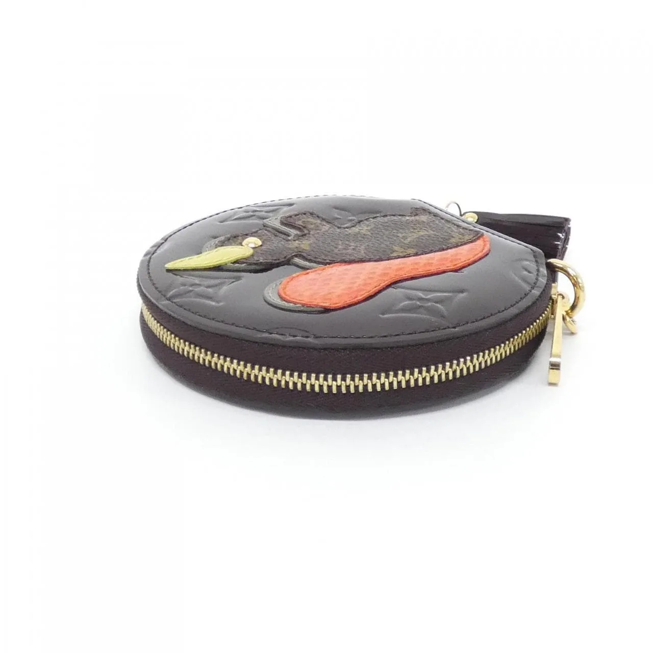LOUIS VUITTON M91386 Coin Case Vernis Black Vernis Rank A - Thumbnail 3