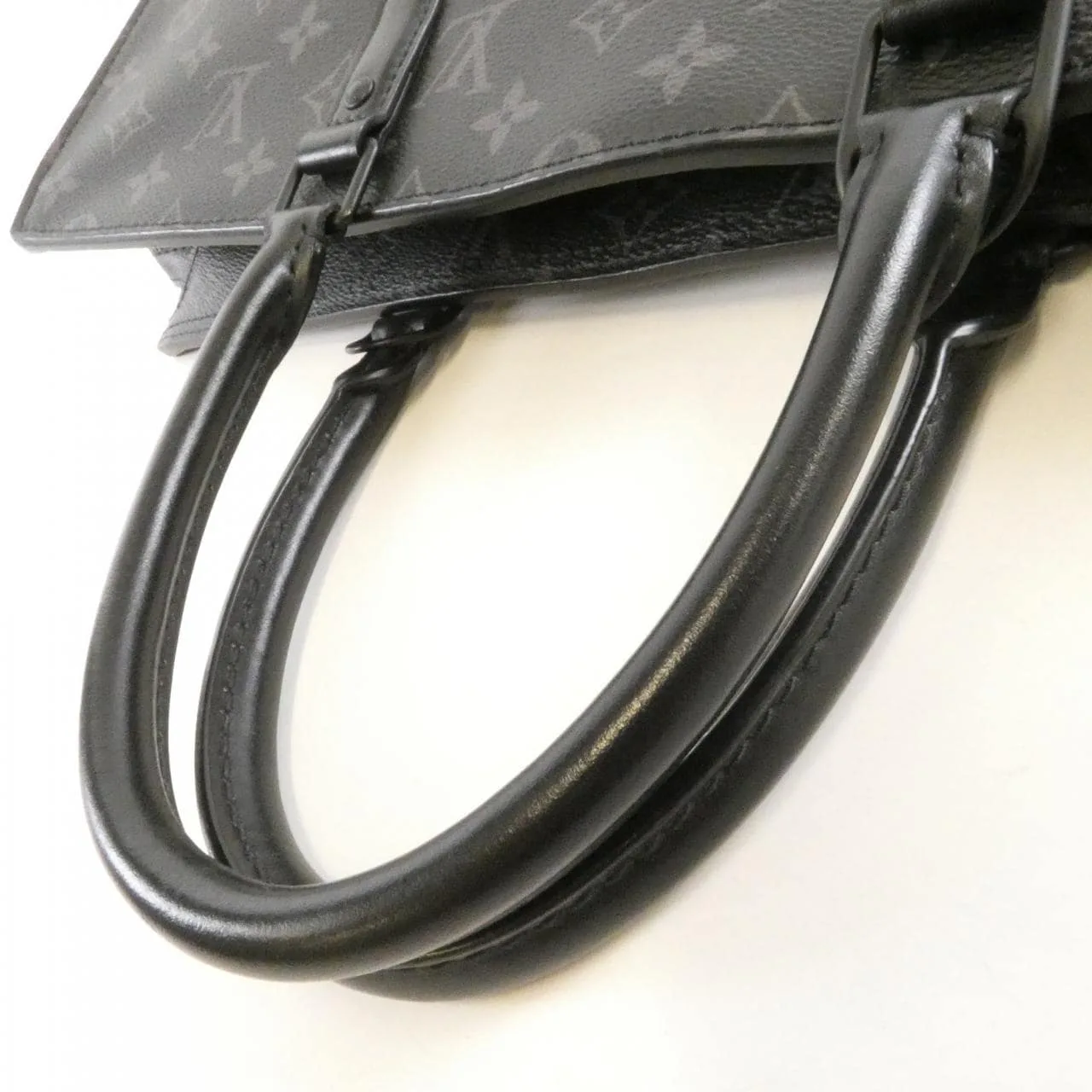 LOUIS VUITTON Eclipse M45265 Handbag Monogram 黑色 Monogram 中古品A - 縮圖 5