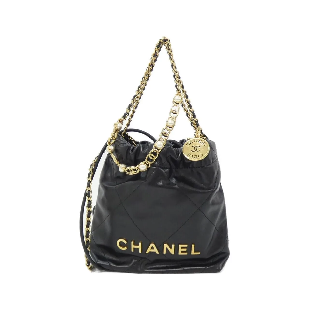 CHANEL Chanel 22 AS3980 Handbag Black
