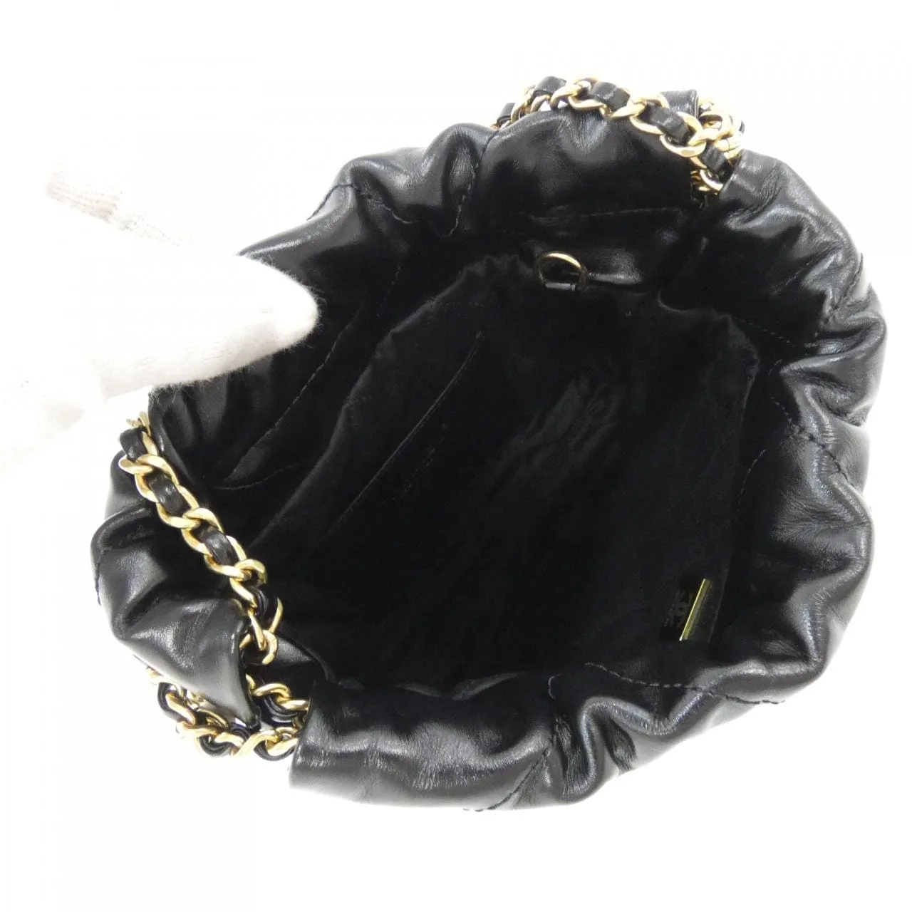 CHANEL Chanel 22 AS3980 Handbag 黑色 中古品A - 縮圖 7