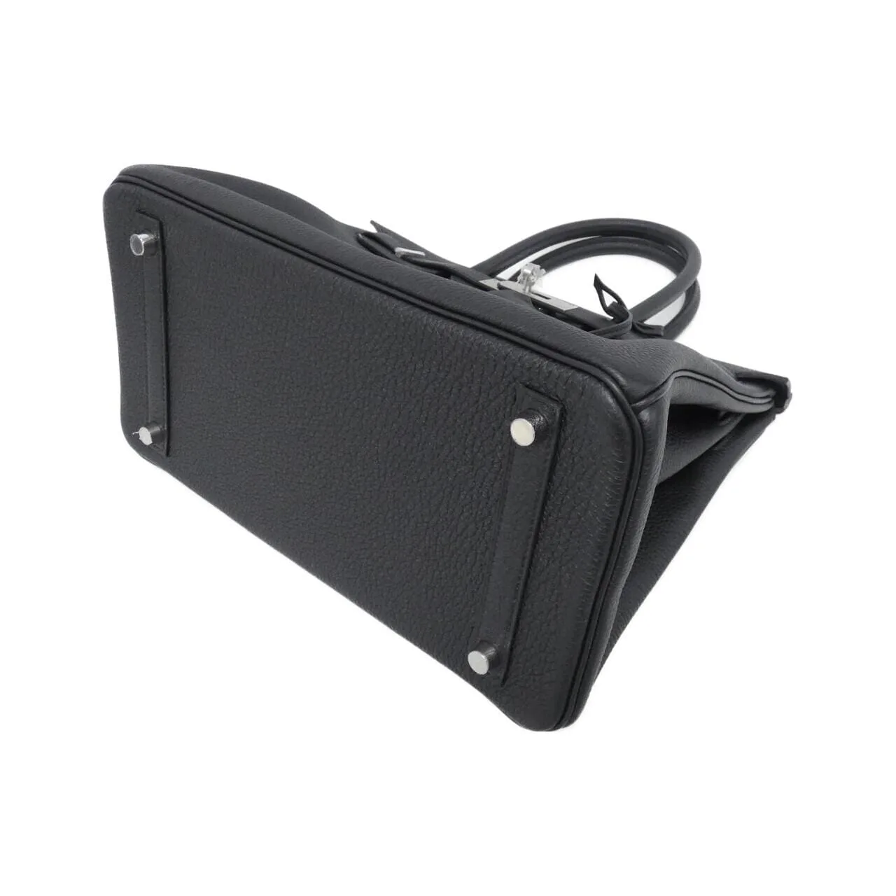 HERMES Birkin Handbag Togo Black Togo Leather Unused - Thumbnail 3