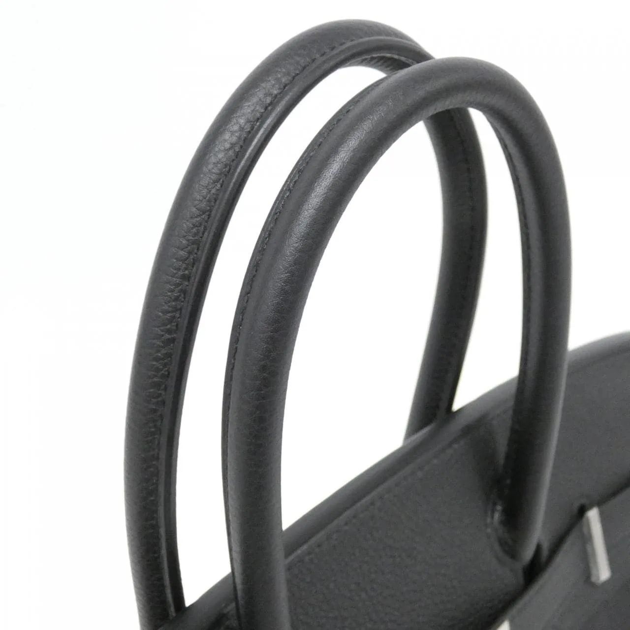 HERMES Birkin Handbag Togo Black Togo Leather Unused - Thumbnail 5