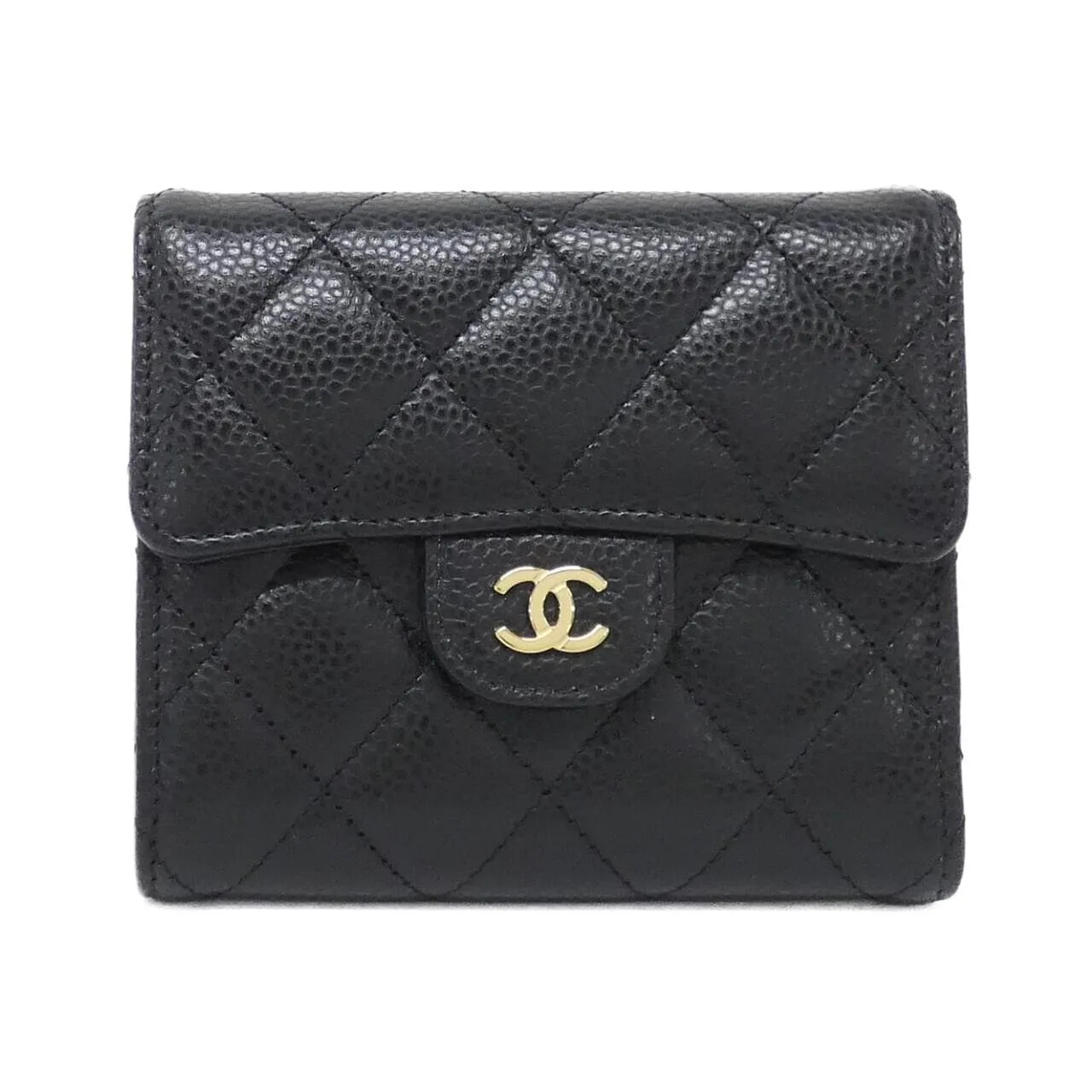 CHANEL Timeless Classic AP0231 Wallet Grained Calfskin 黑色