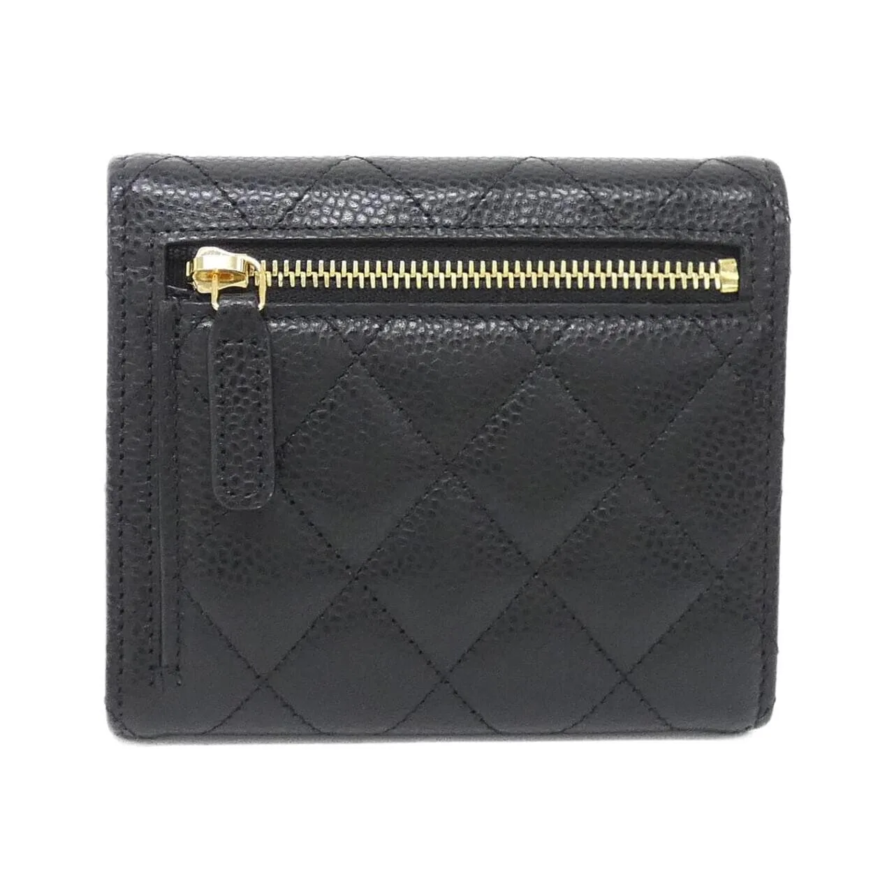 CHANEL Timeless Classic AP0231 Wallet Grained Calfskin 黑色 荔枝紋牛皮 中古品A - 縮圖 2