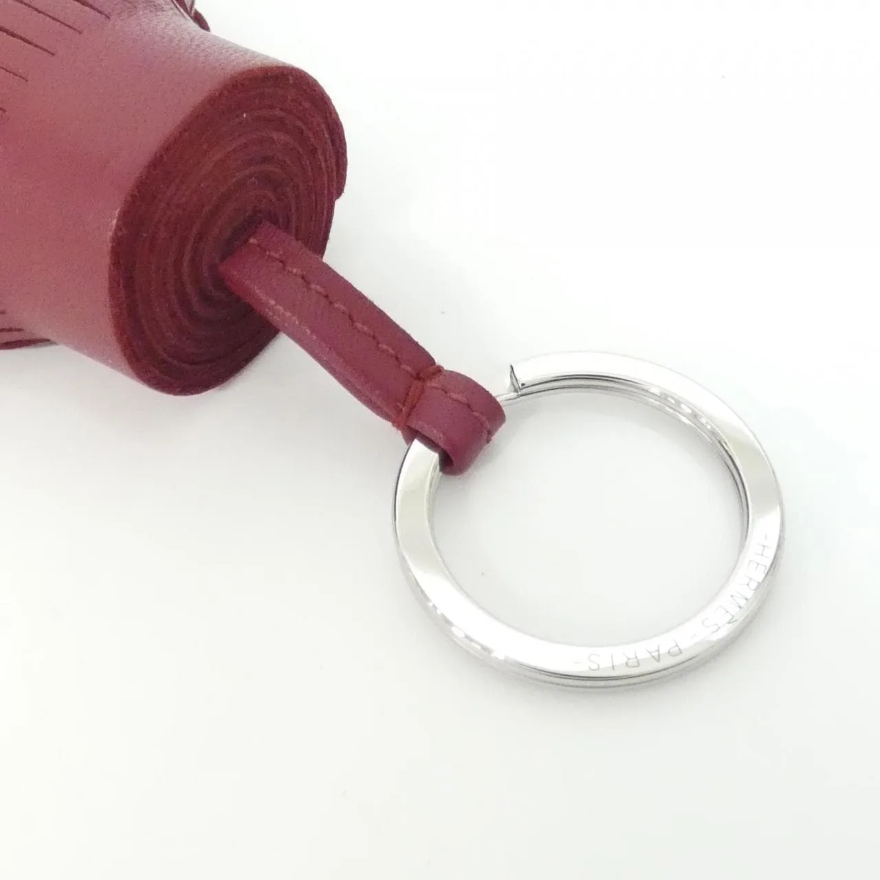 HERMES 077894CJ Key Case Rouge Rank A - Thumbnail 7