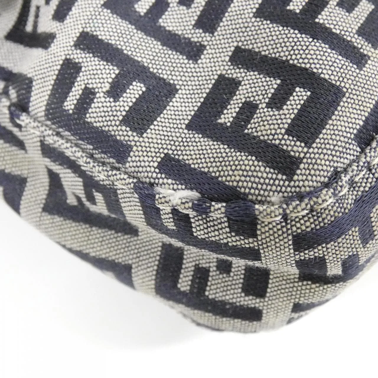 FENDI Baguette 26424 Shoulder Canvas Navy Canvas Rank B - Thumbnail 3