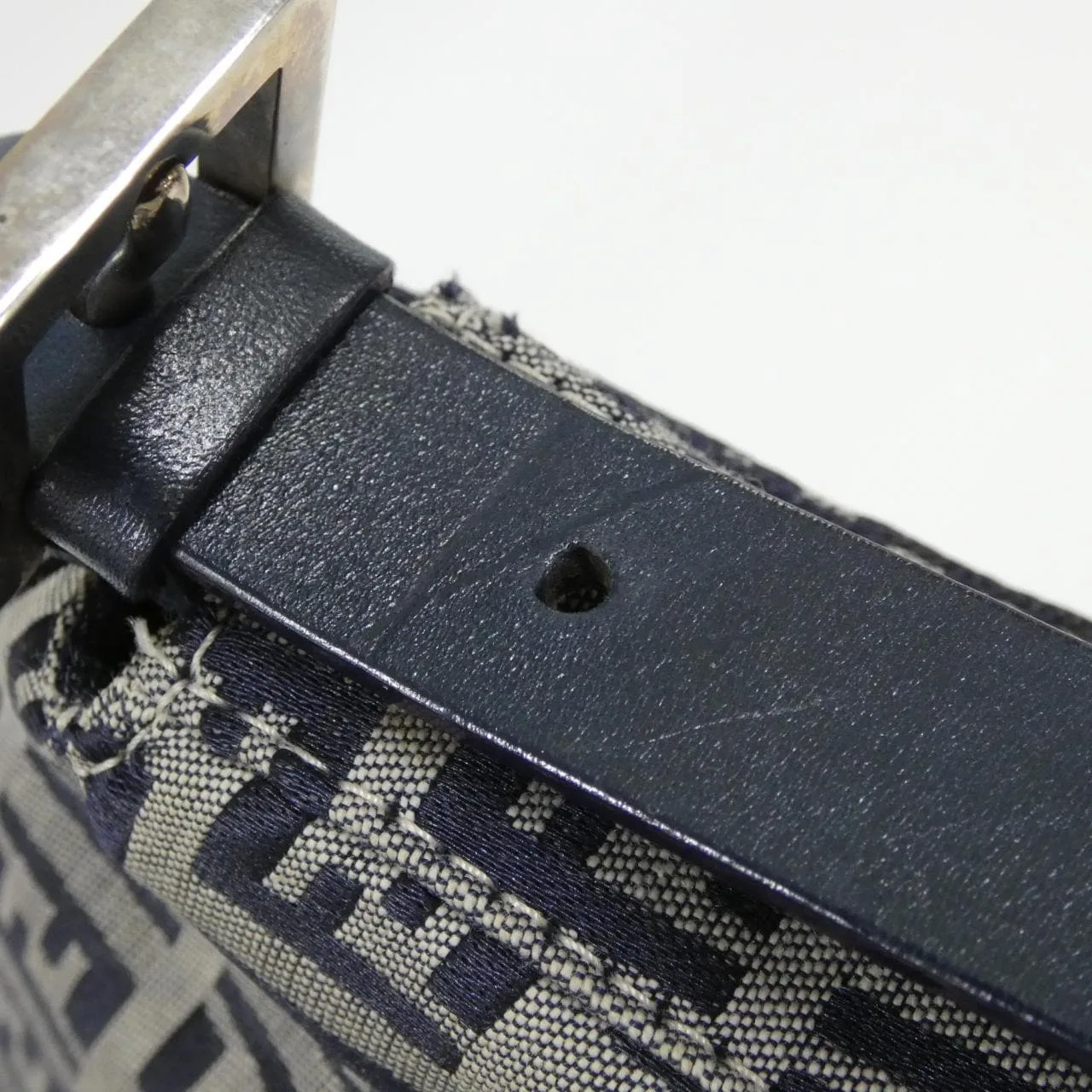 FENDI Baguette 26424 Shoulder Canvas Navy Canvas Rank B - Thumbnail 7