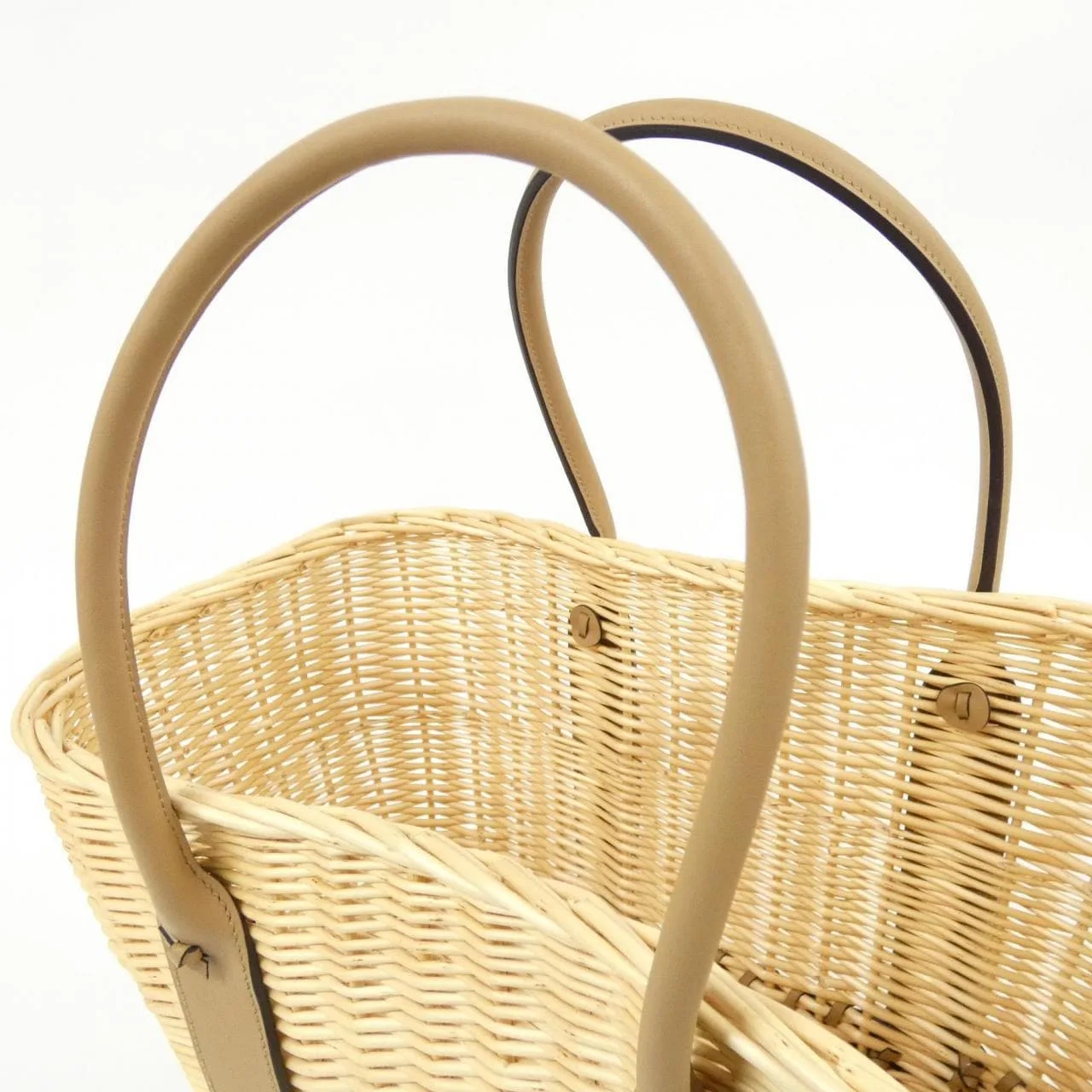 HERMES 080128CA Handbag Swift 黑色 Swift 皮 中古品A - 縮圖 4