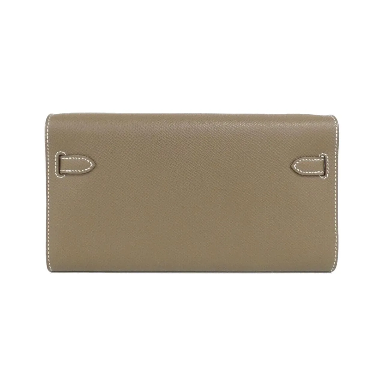 HERMES Kelly 080253CK Wallet Epsom Etoupe Epsom Leather Rank A - Thumbnail 2