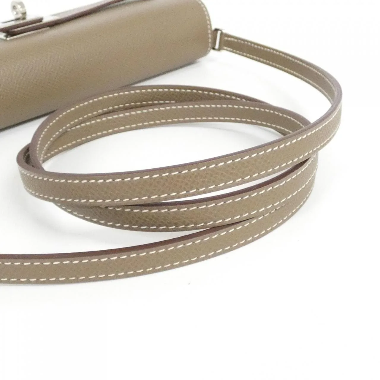 HERMES Kelly 080253CK Wallet Epsom Etoupe Epsom Leather Rank A - Thumbnail 5