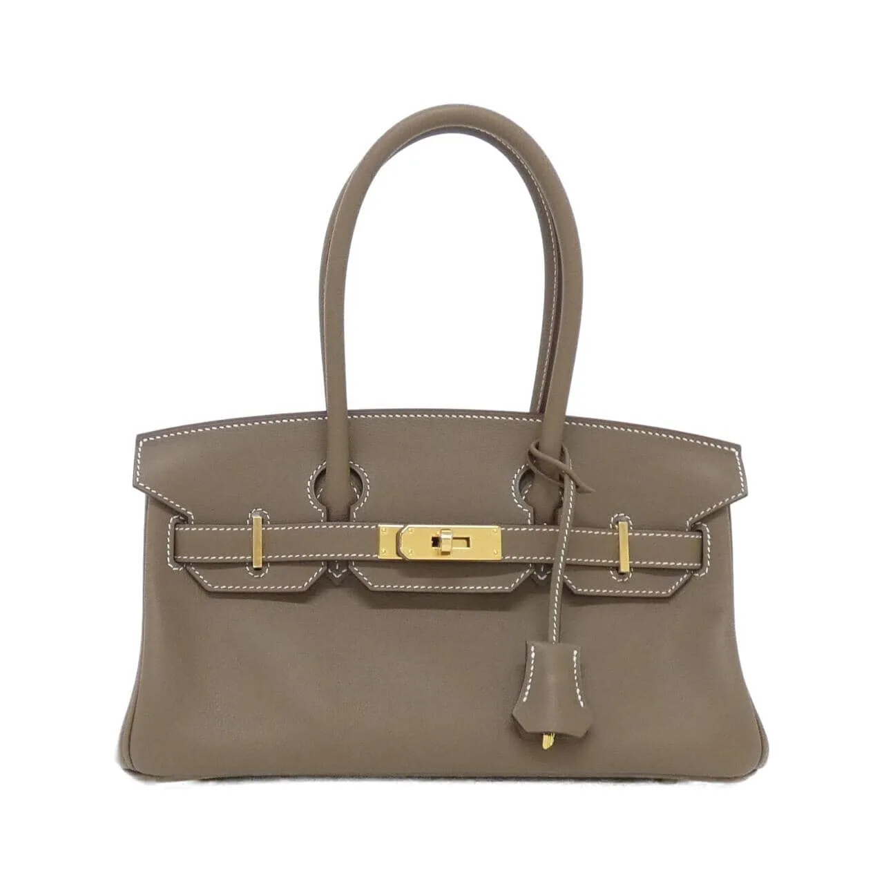 HERMES Birkin 086230CC Handbag Etoupe
