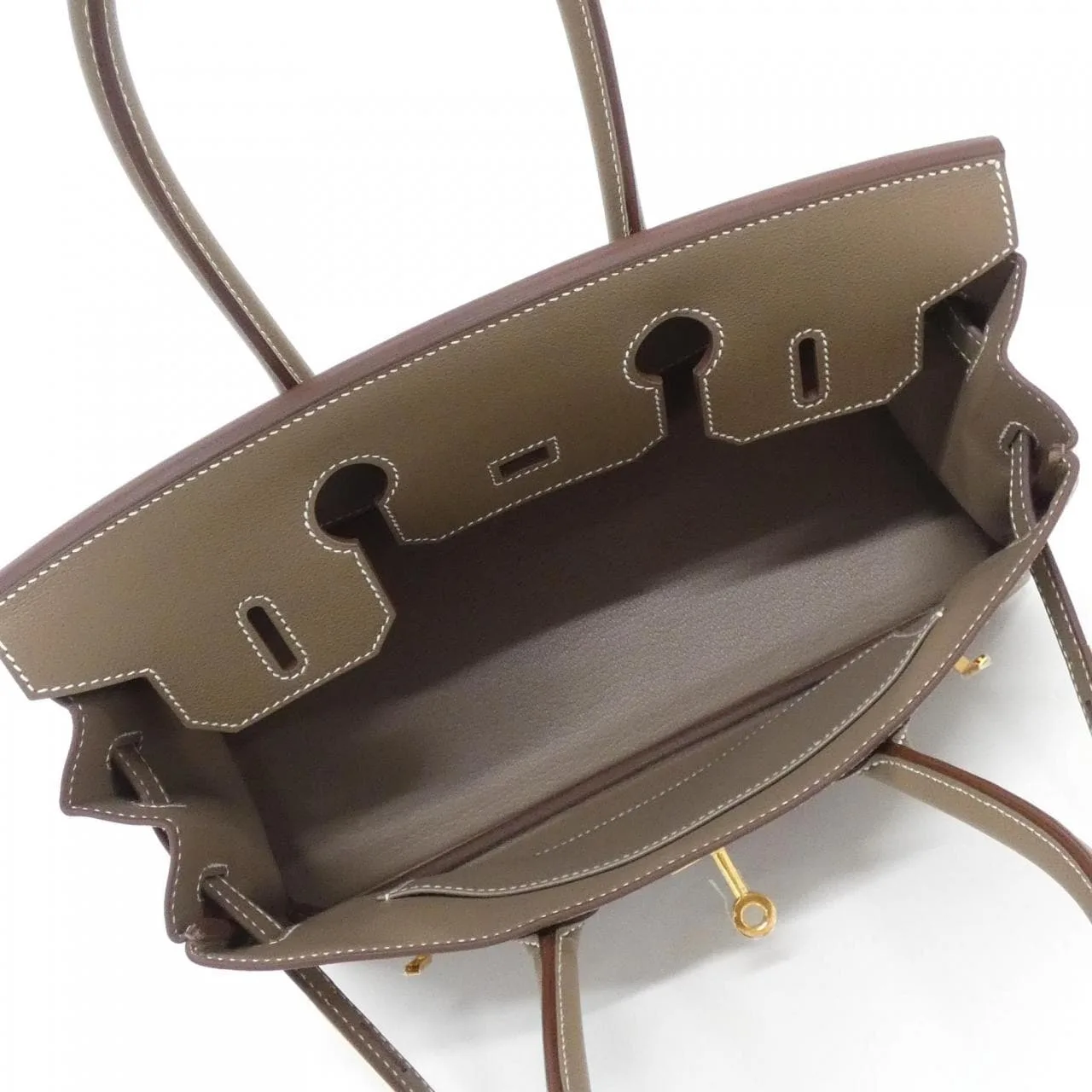 HERMES Birkin 086230CC Handbag Etoupe 未使用品 - 縮圖 6